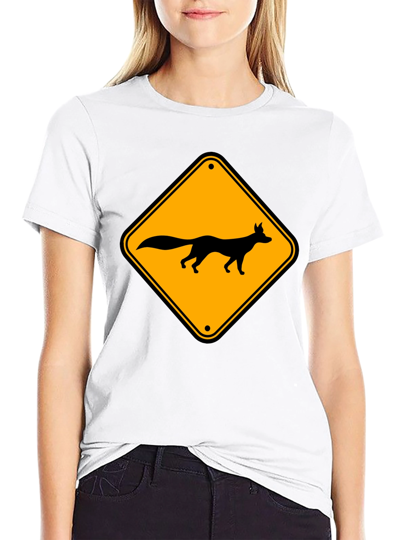 Fox Crossing Graphic T-Shirt - Black Tee