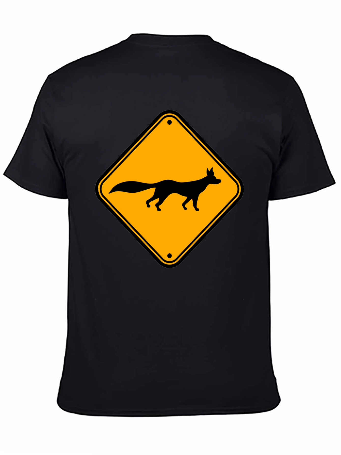 Fox Crossing Graphic T-Shirt - Black Tee