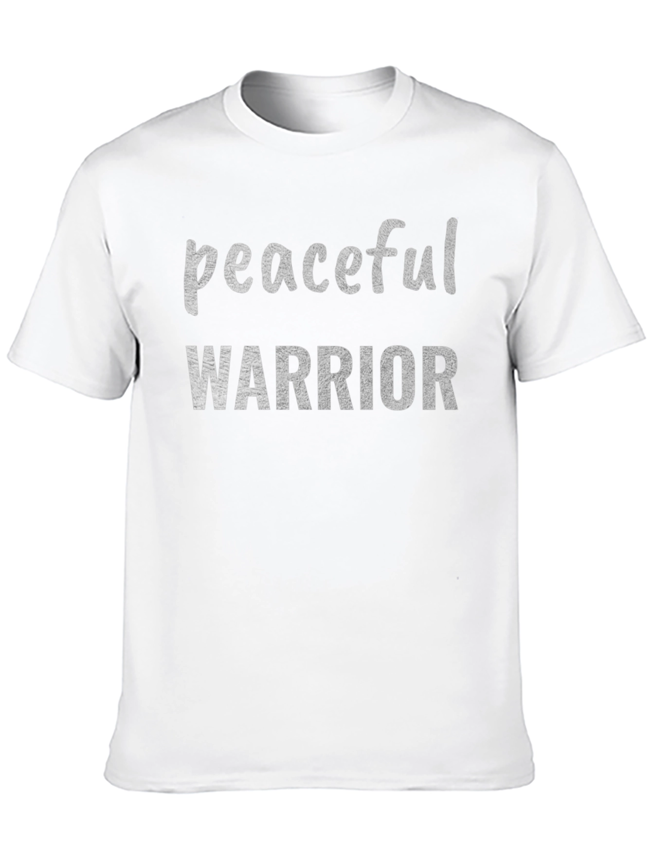 Peaceful Warrior Graphic Tee - Black