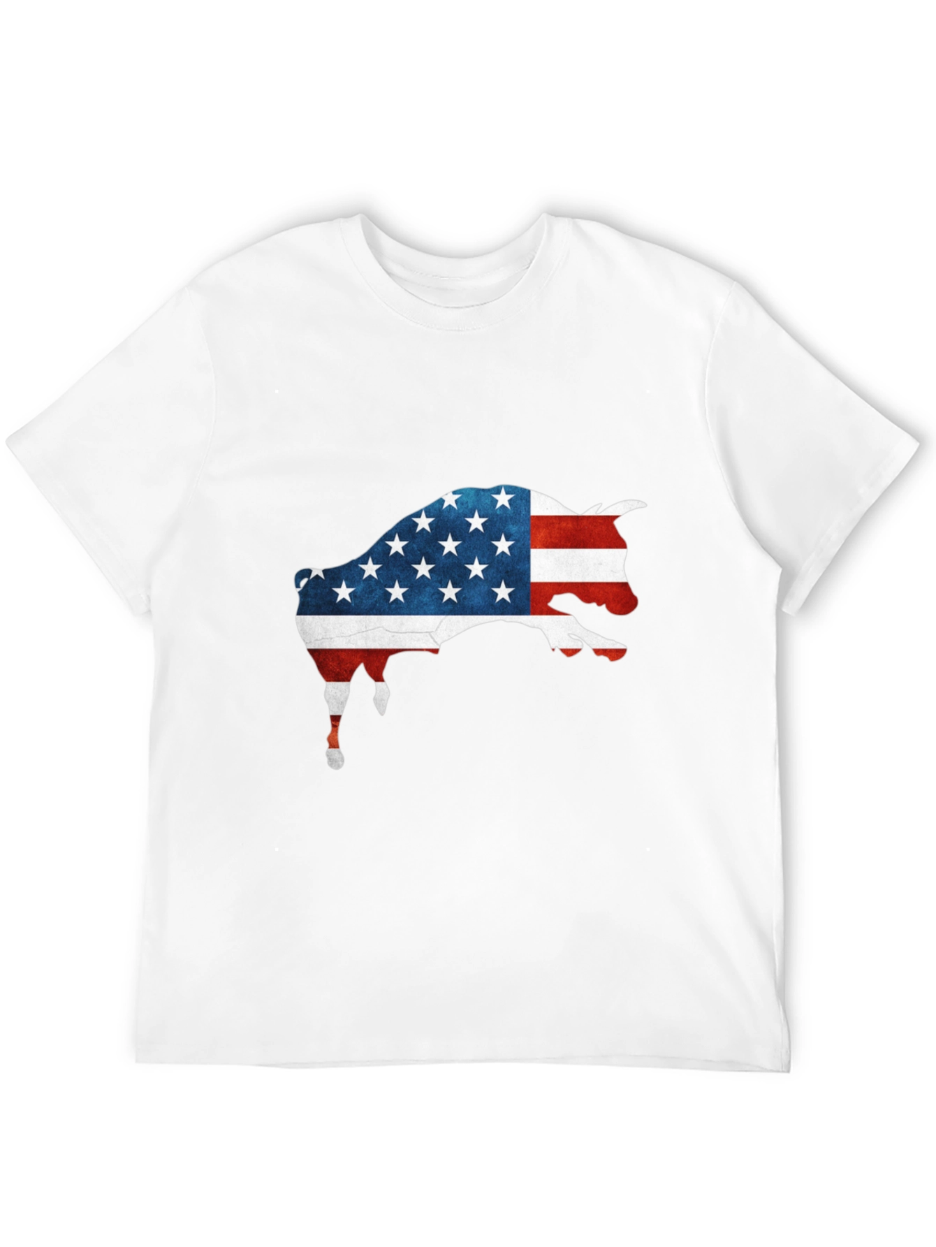 American Flag Buffalo Graphic Tee