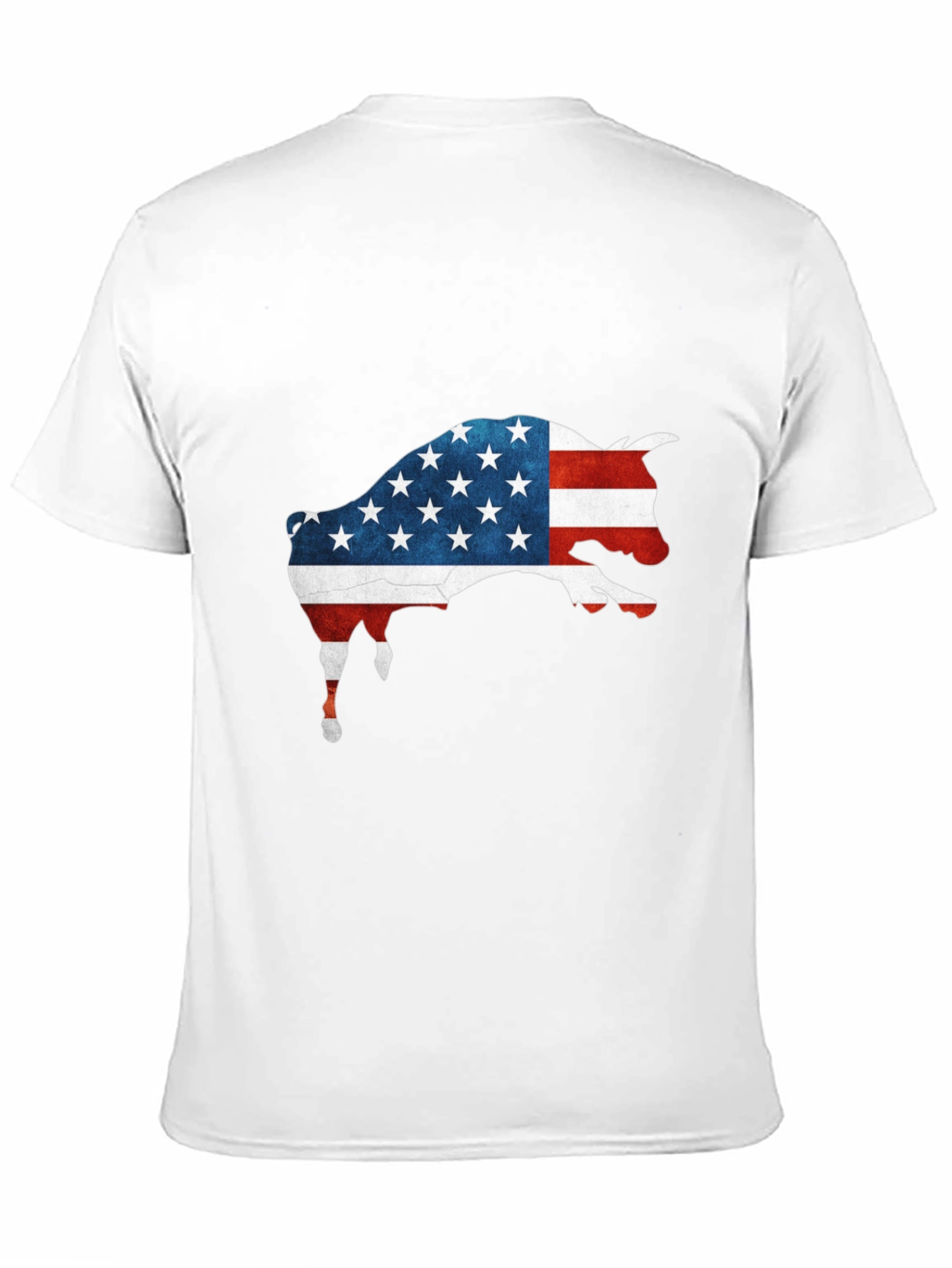 American Flag Buffalo Graphic Tee