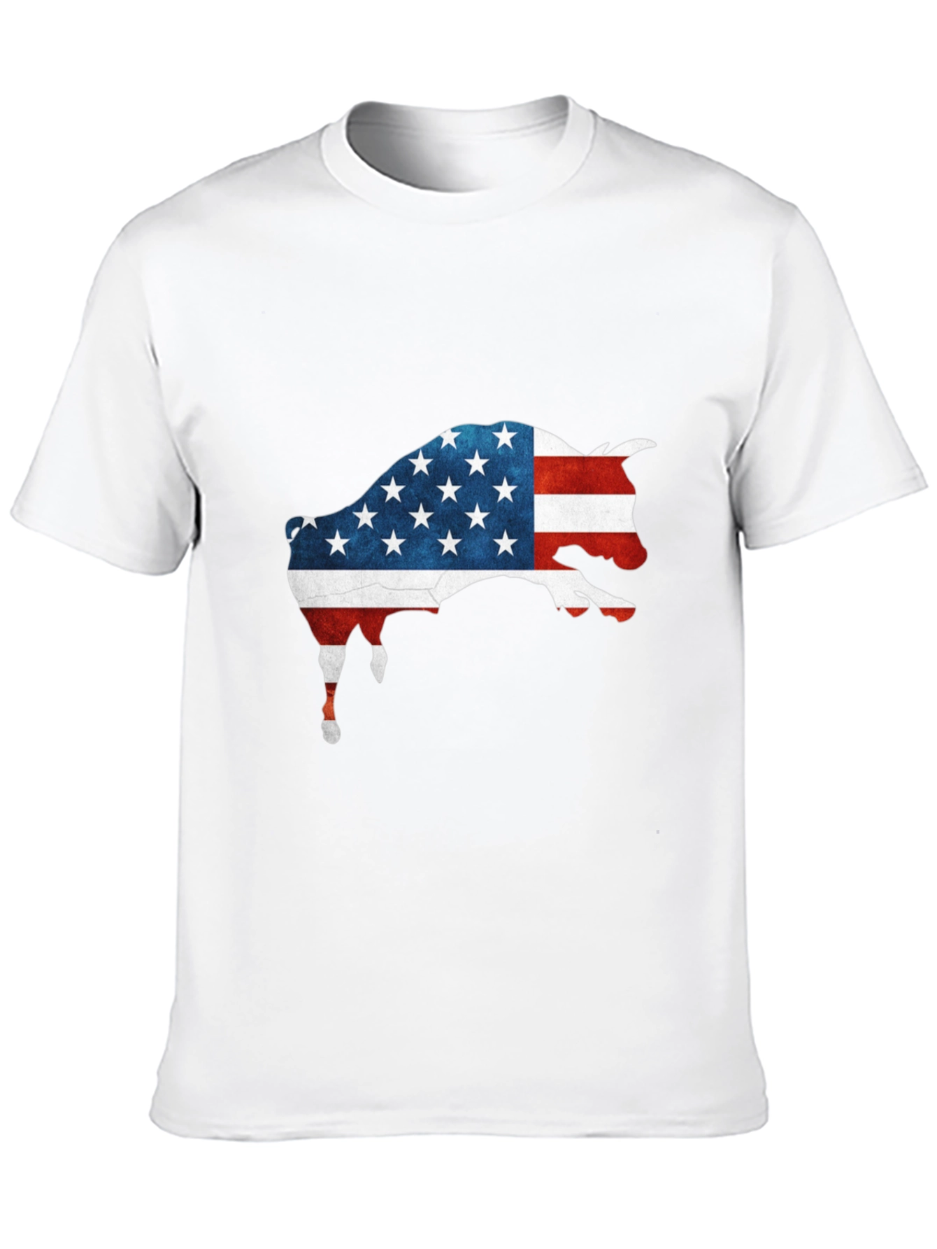 American Flag Buffalo Graphic Tee