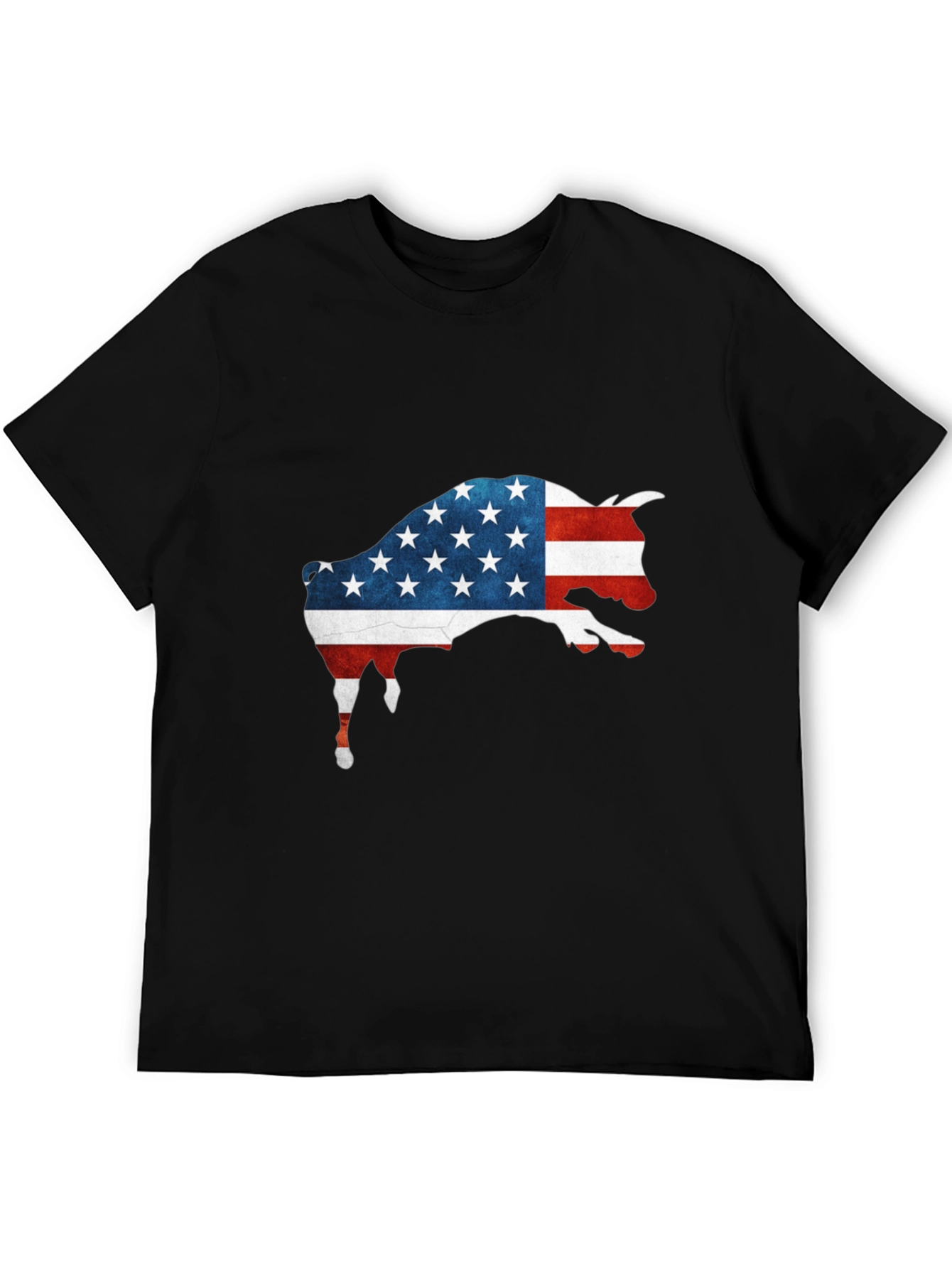 American Flag Buffalo Graphic Tee