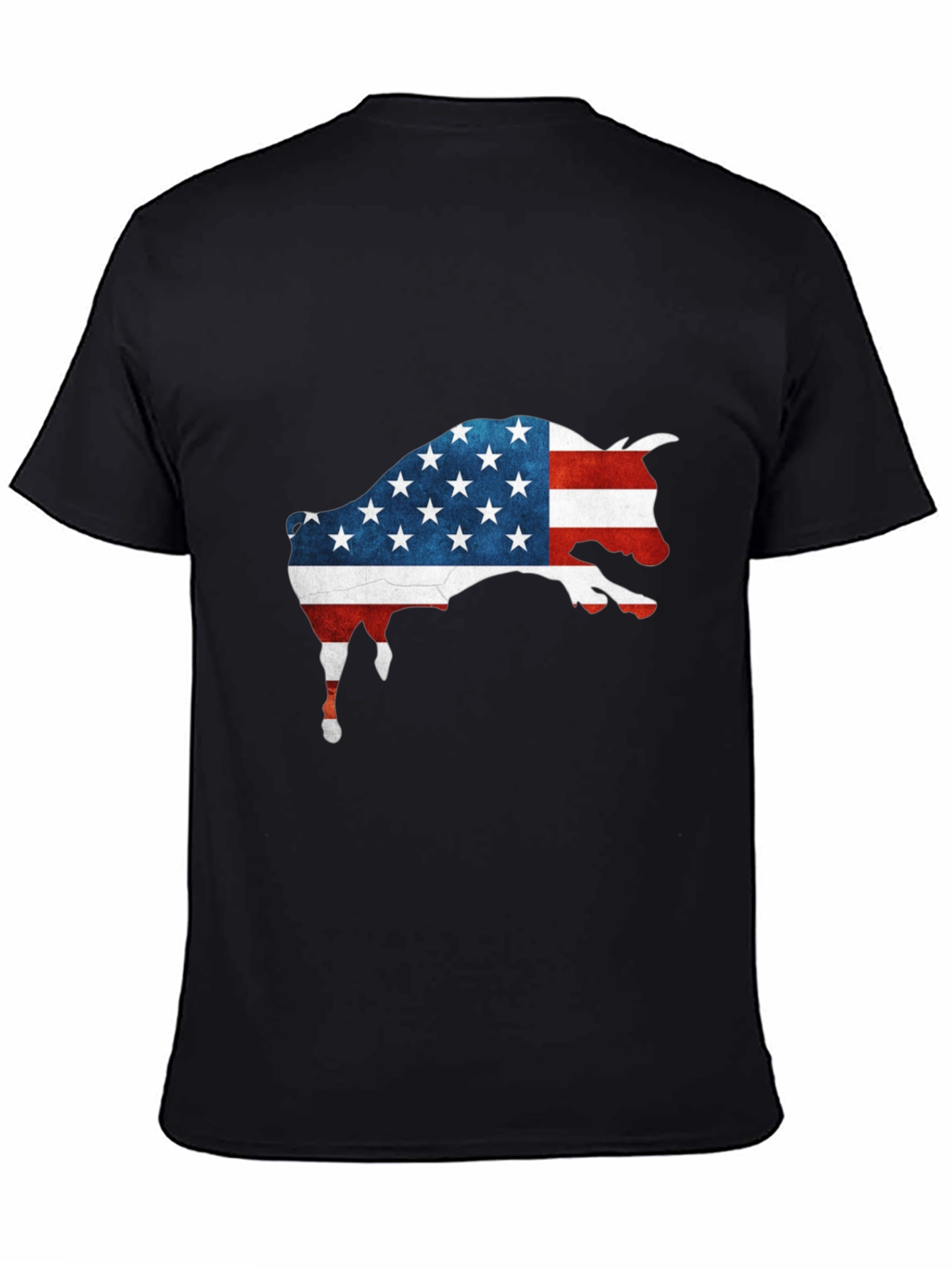 American Flag Buffalo Graphic Tee