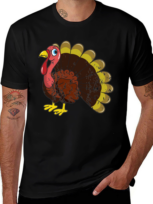 Thanksgiving Turkey Graphic T-Shirt