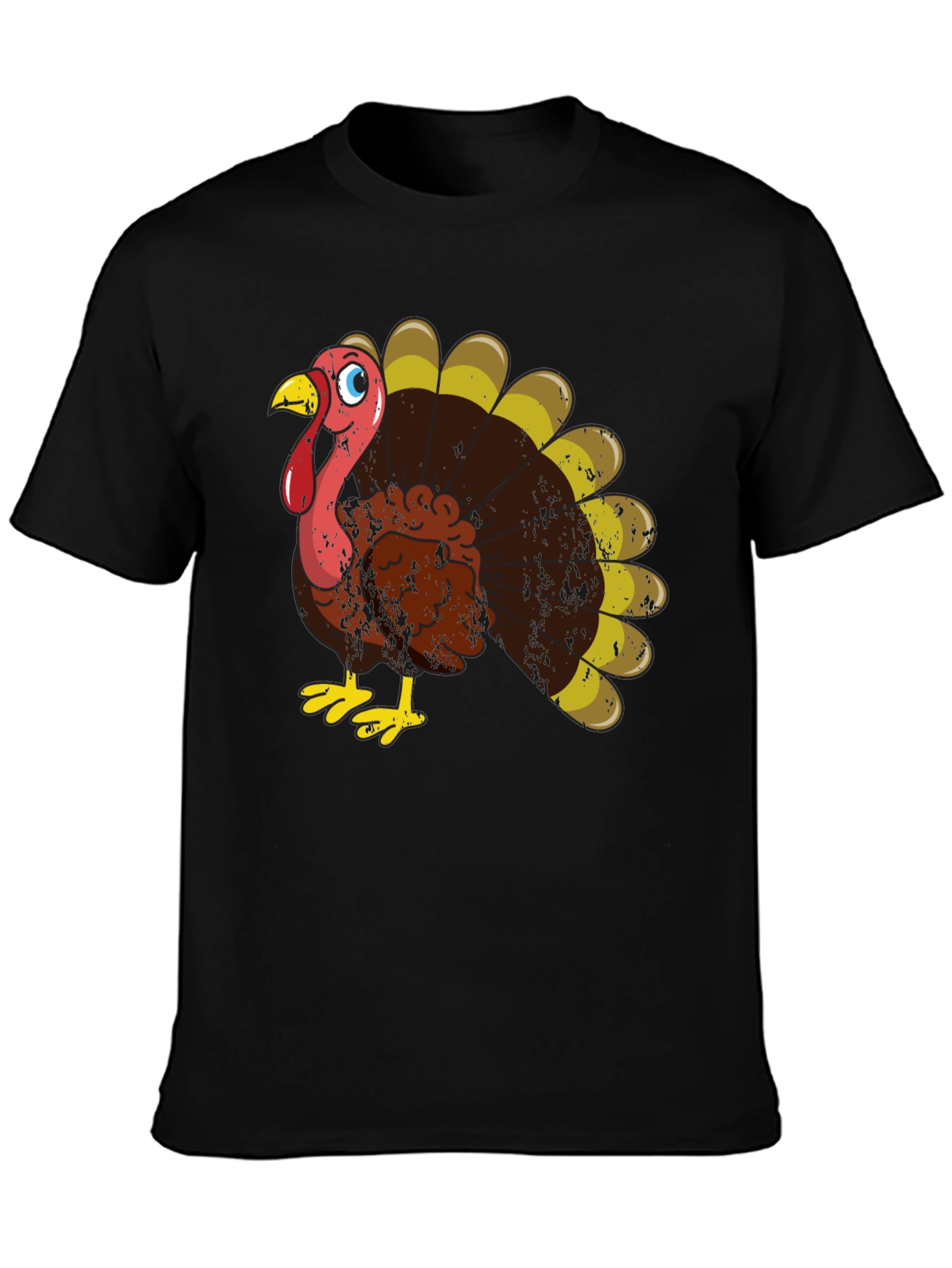 Thanksgiving Turkey Graphic T-Shirt
