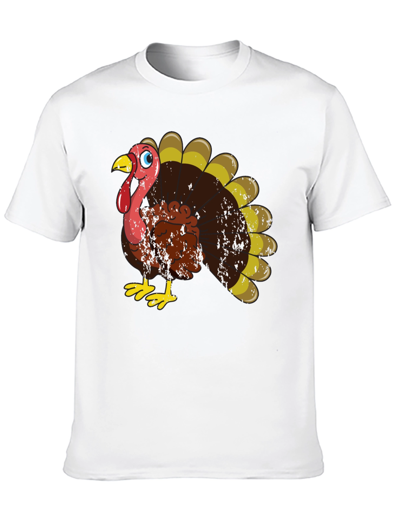 Thanksgiving Turkey Graphic T-Shirt