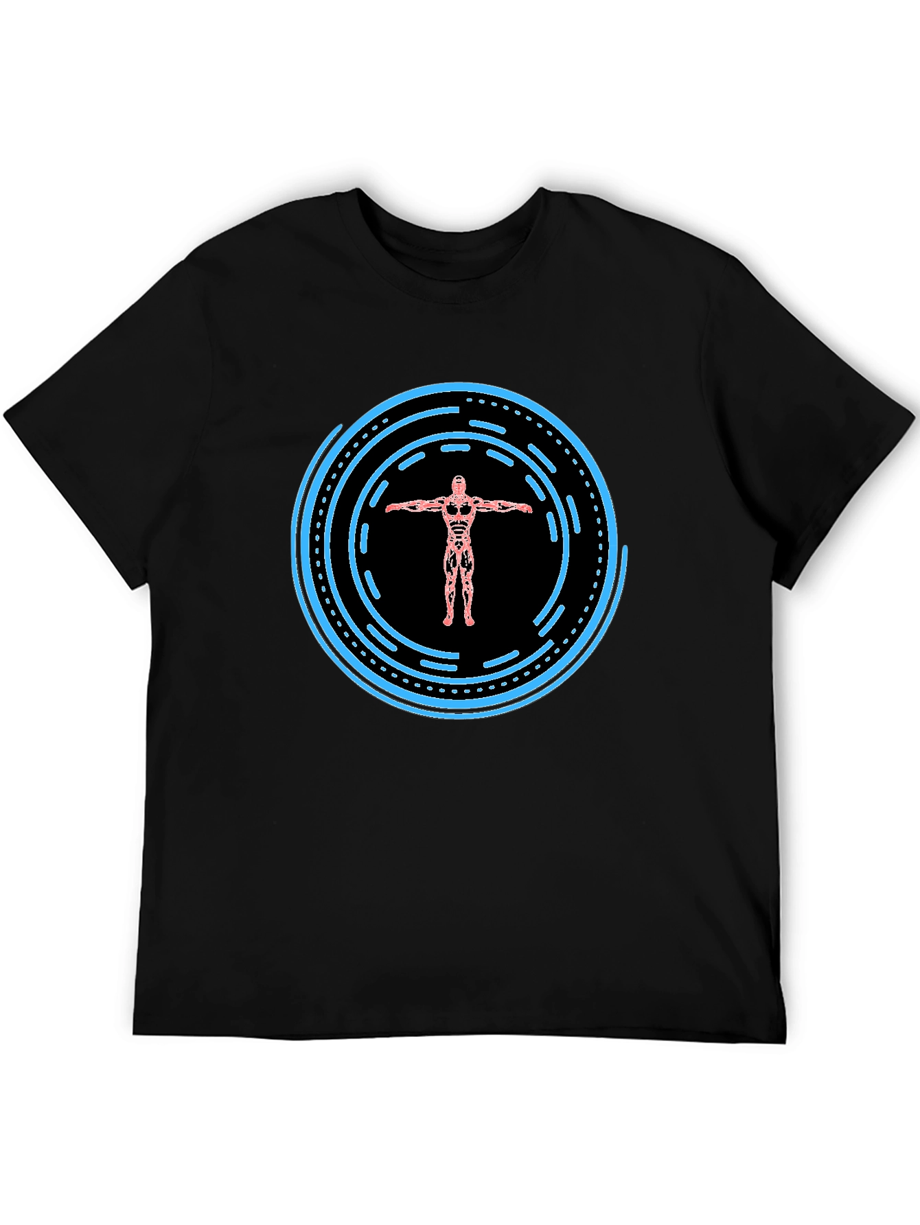Tech Body Graphic Tee - Modern Style
