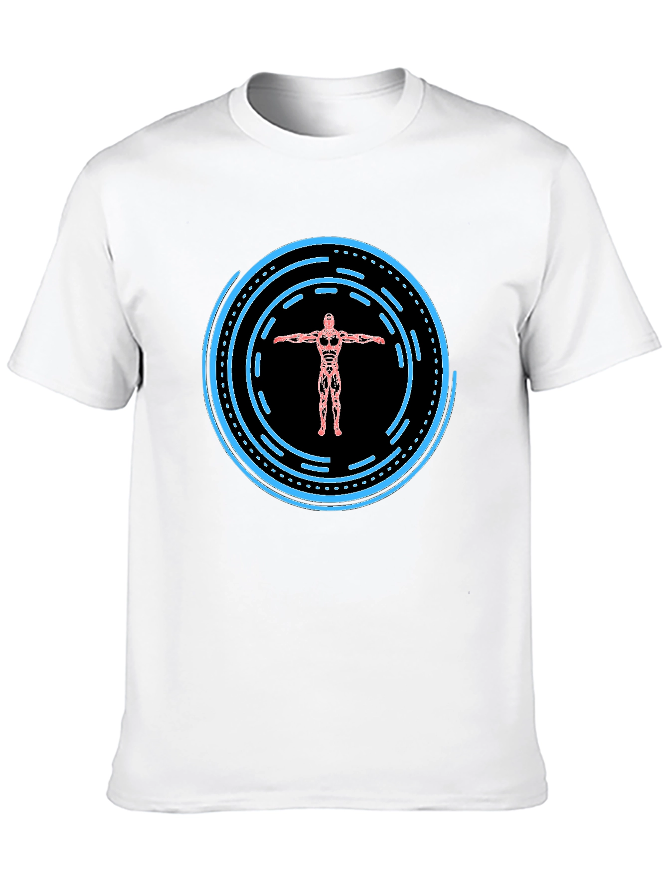 Tech Body Graphic Tee - Modern Style