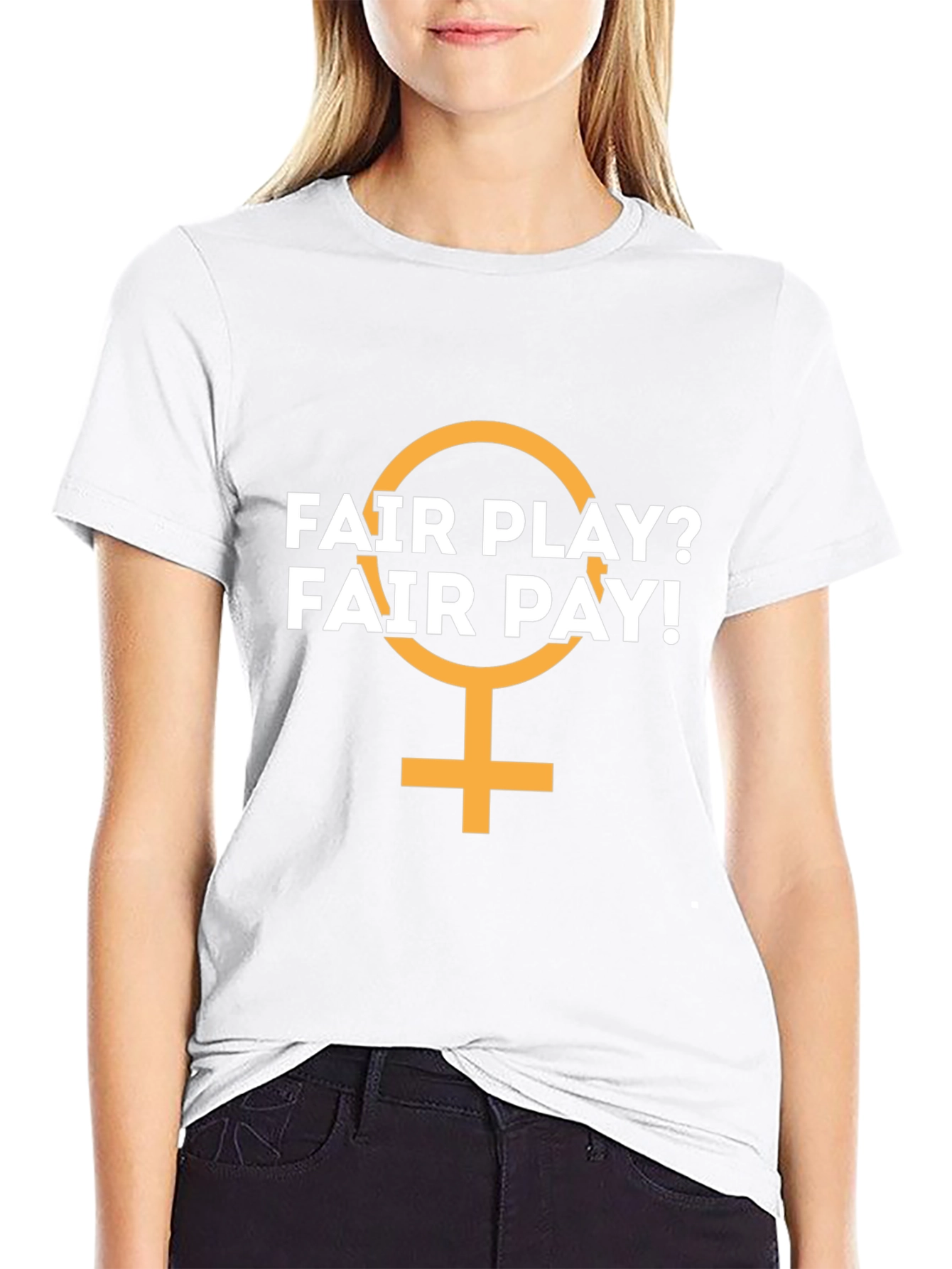 Fair Play? Fair Pay! Black Graphic T-Shirt
