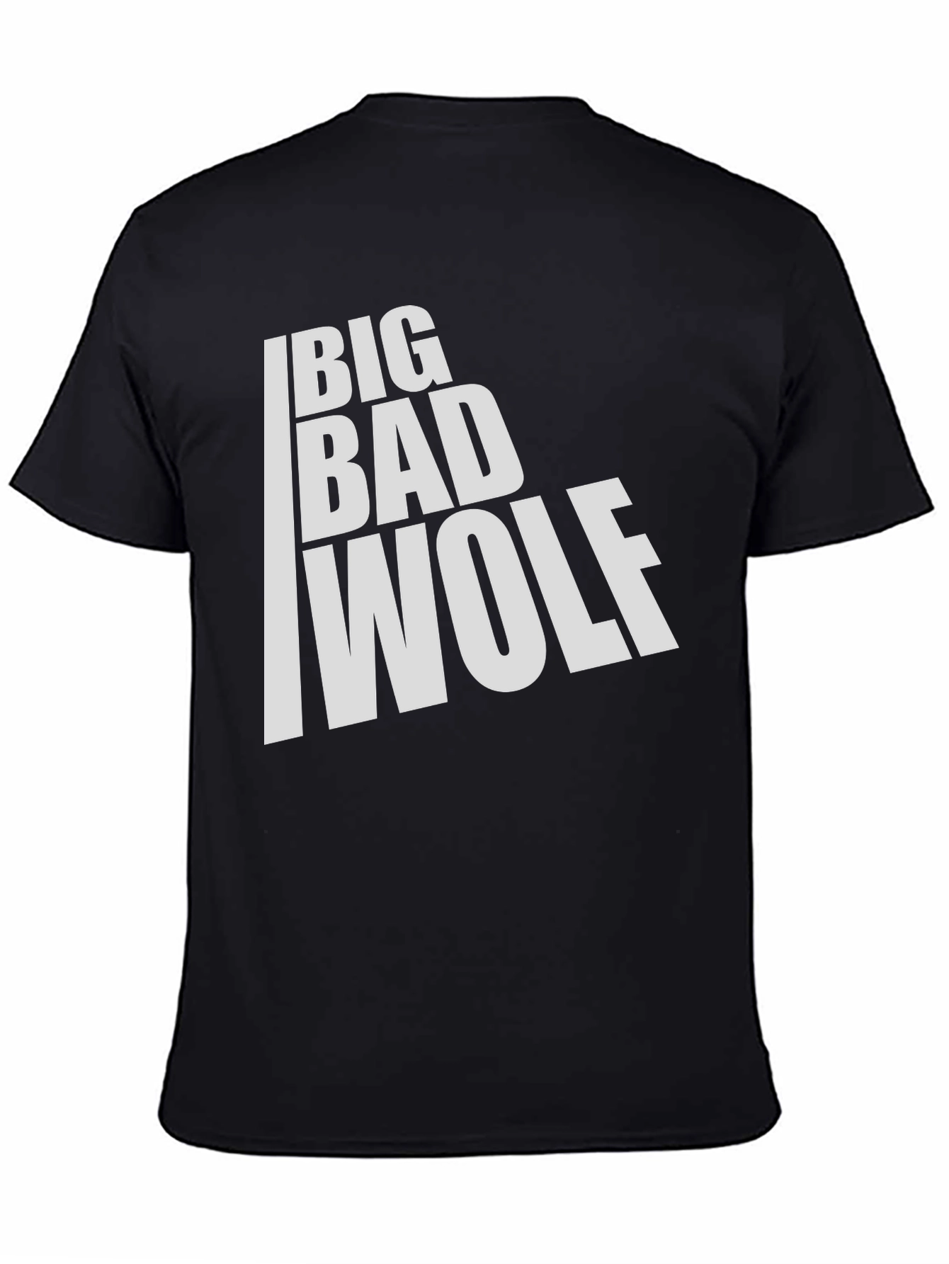 Big Bad Wolf Graphic T-Shirt - Black Cotton Tee