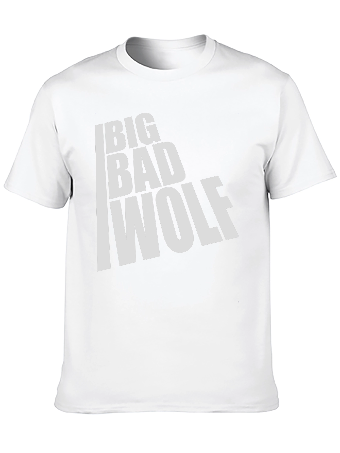 Big Bad Wolf Graphic T-Shirt - Black Cotton Tee