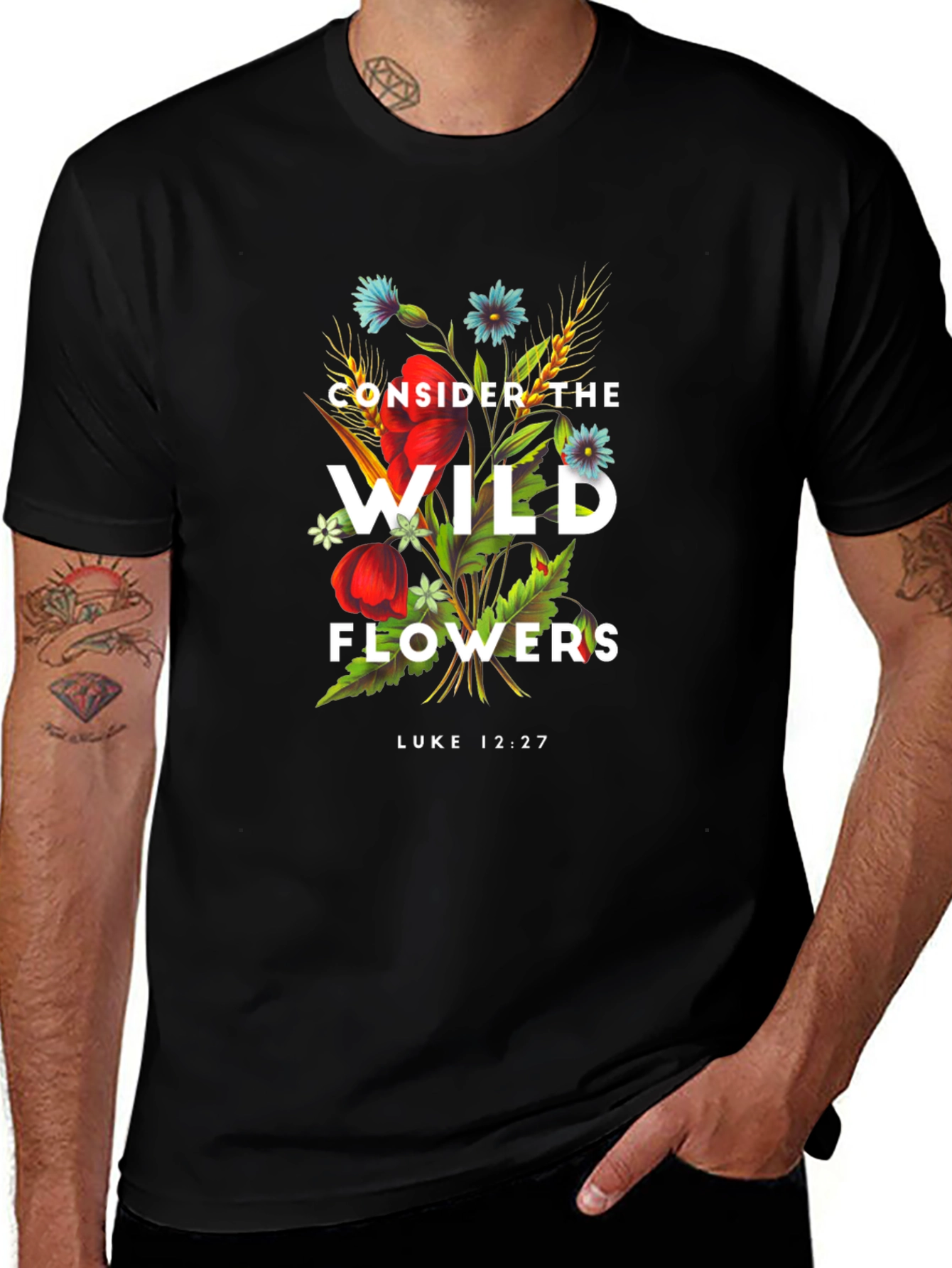 Consider the Wild Flowers Graphic Tee