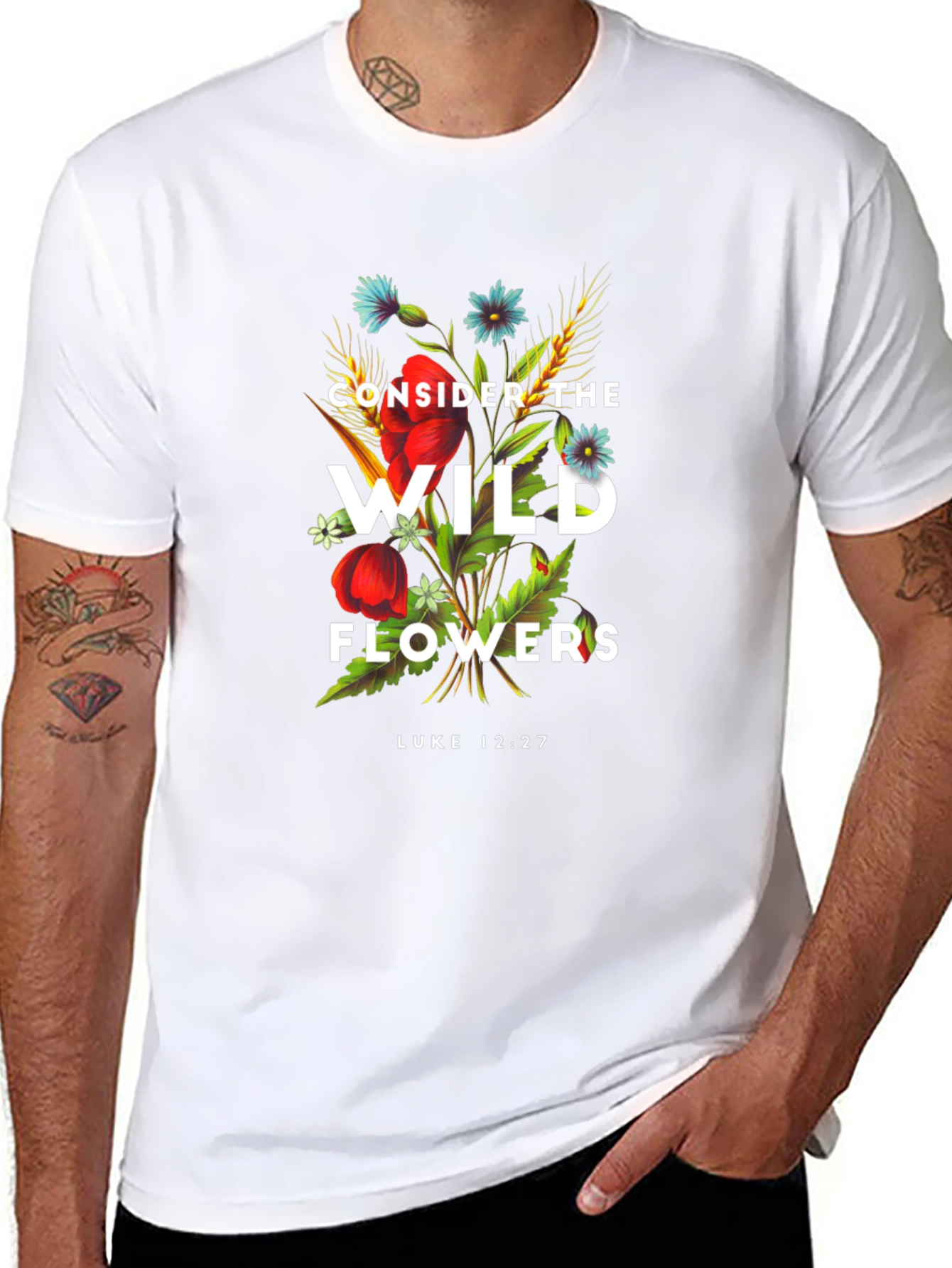 Consider the Wild Flowers Graphic Tee