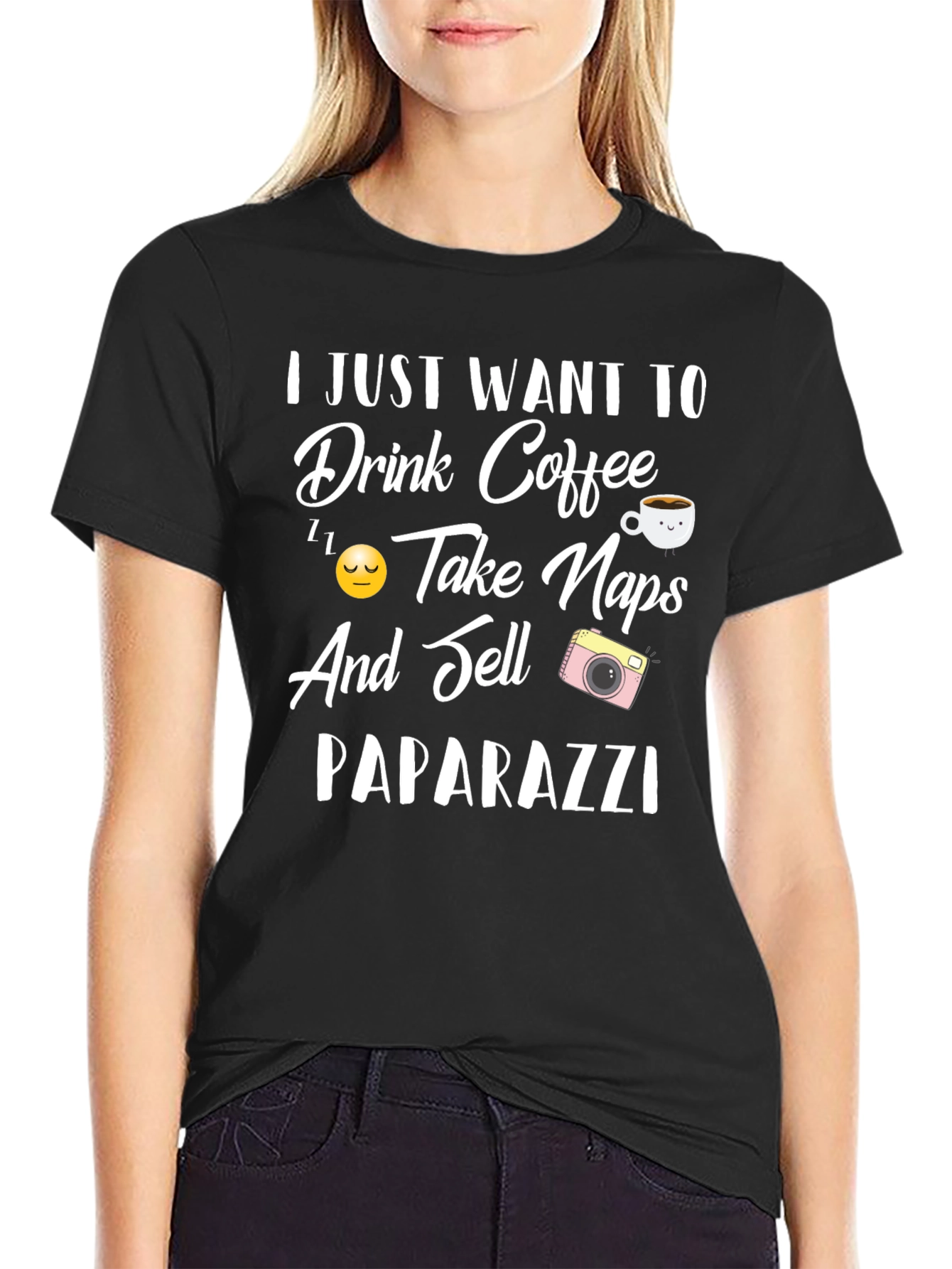 Drink Coffee Take Naps Sell Paparazzi T-Shirt