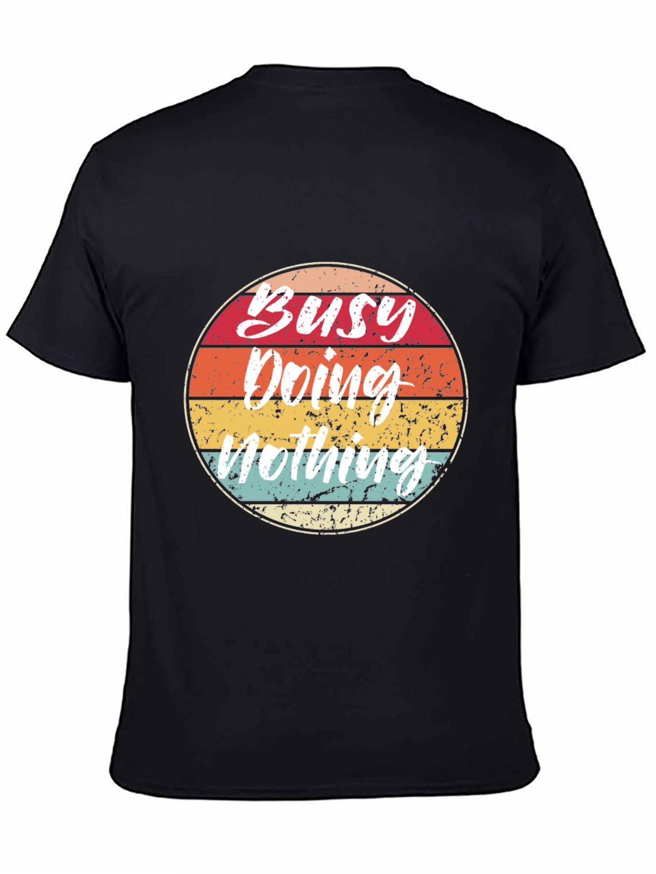 Busy Doing Nothing Retro Graphic Tee
