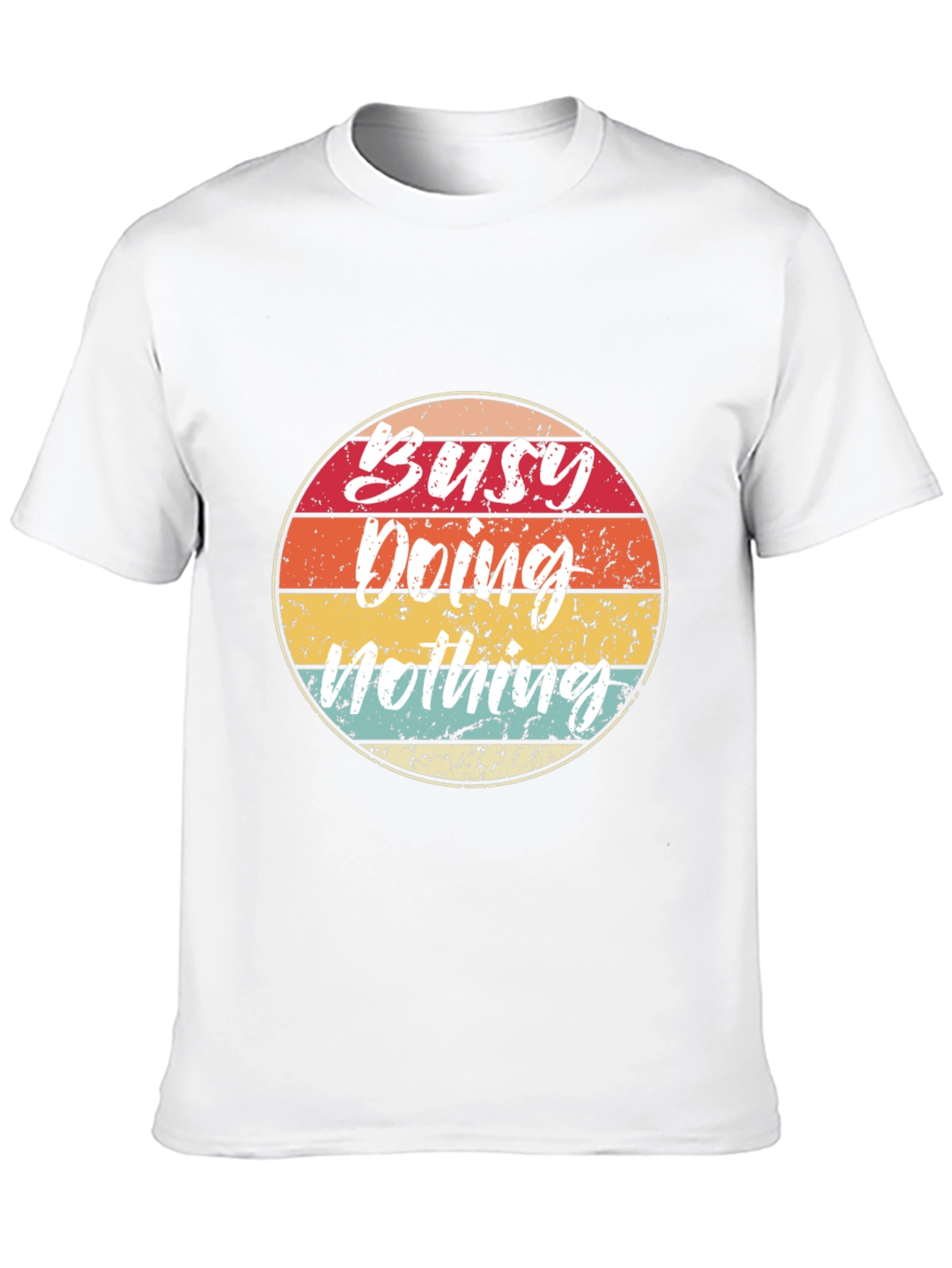 Busy Doing Nothing Retro Graphic Tee