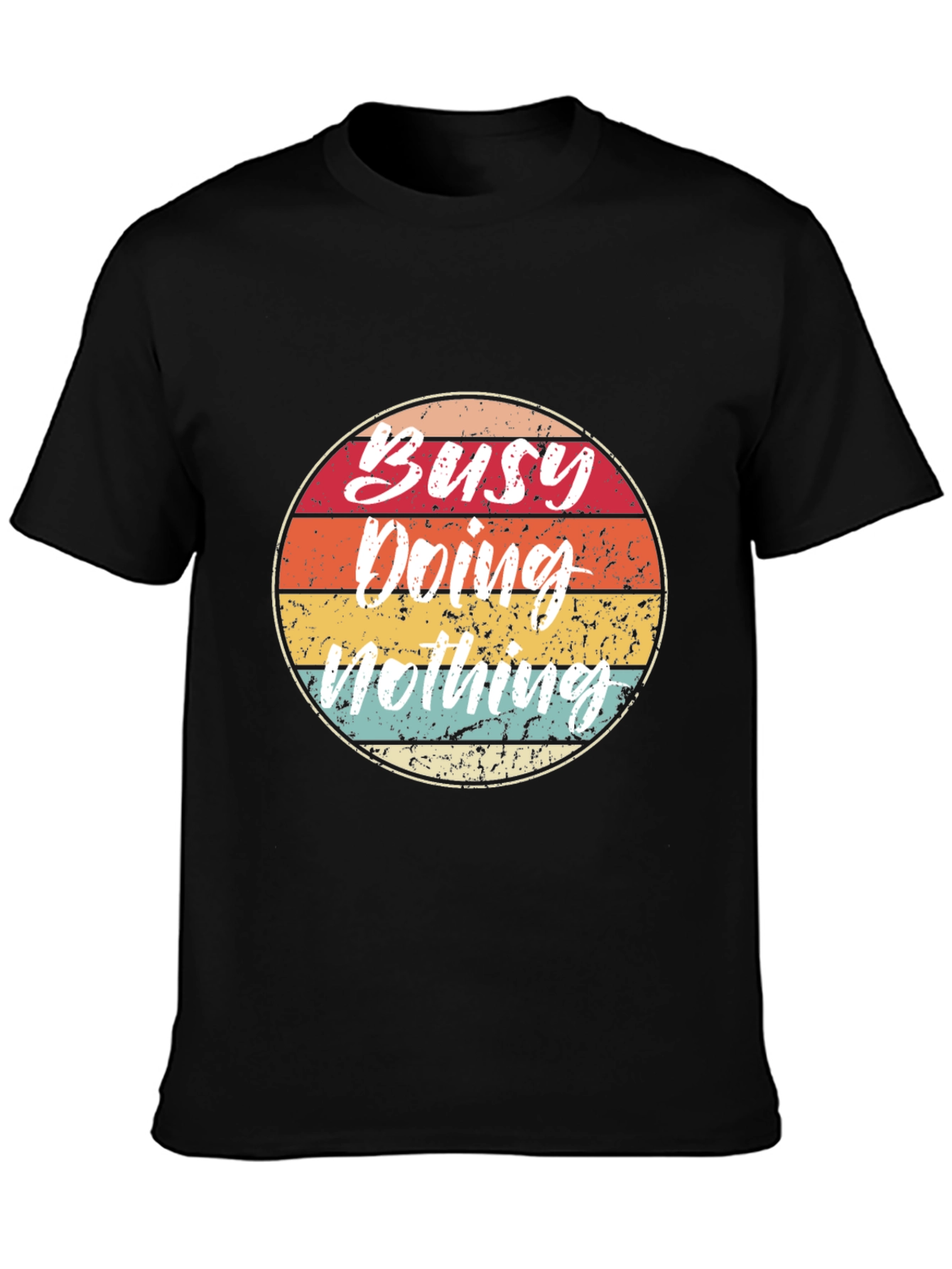 Busy Doing Nothing Retro Graphic Tee