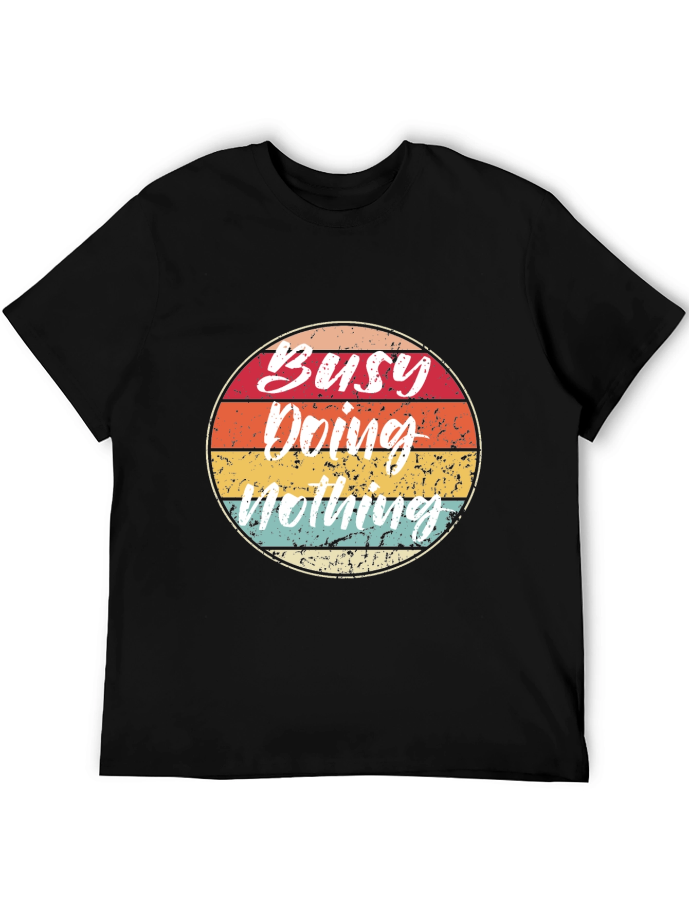 Busy Doing Nothing Retro Graphic Tee