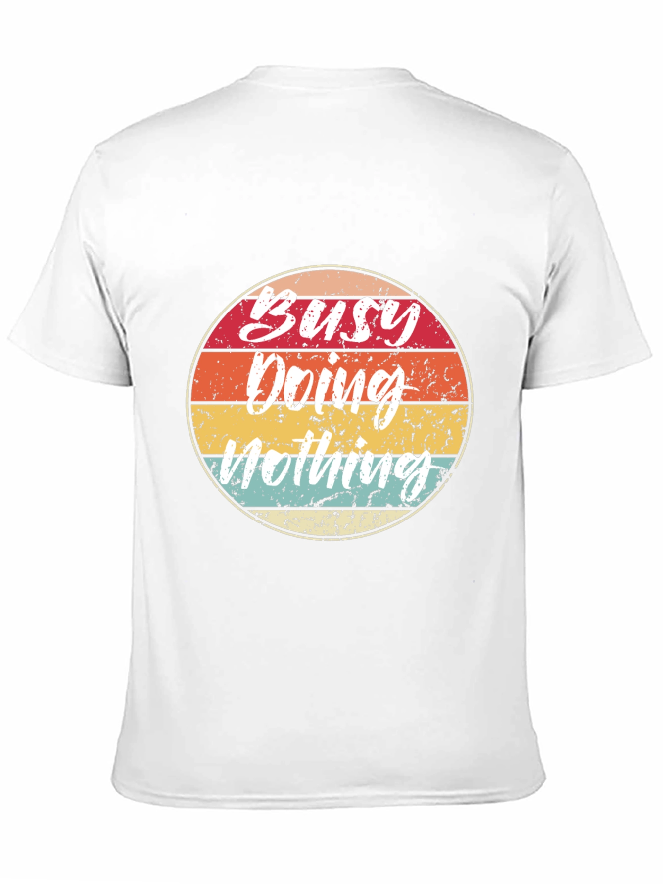 Busy Doing Nothing Retro Graphic Tee