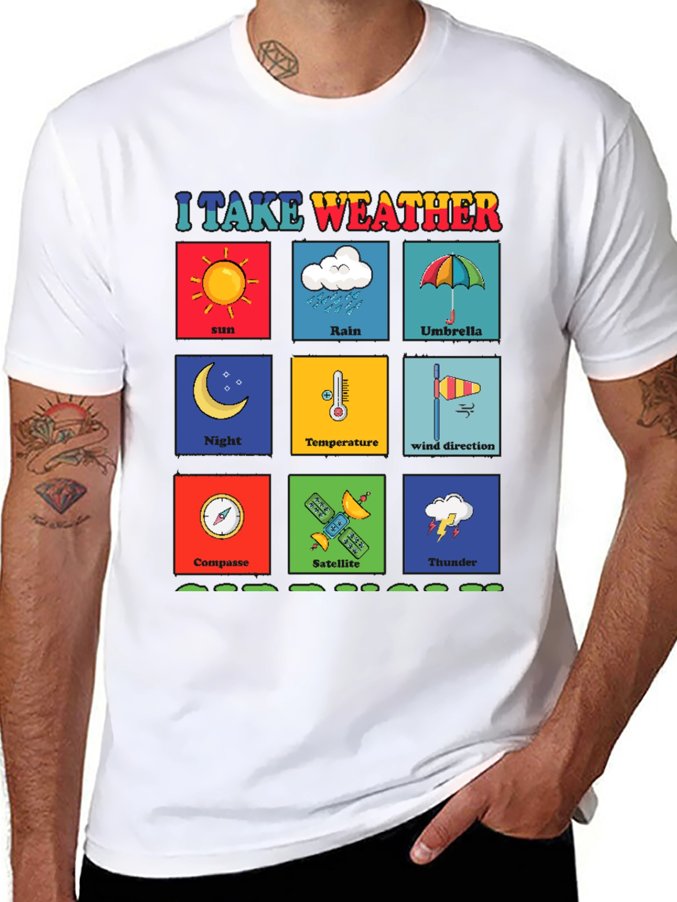 I Take Weather T-Shirt