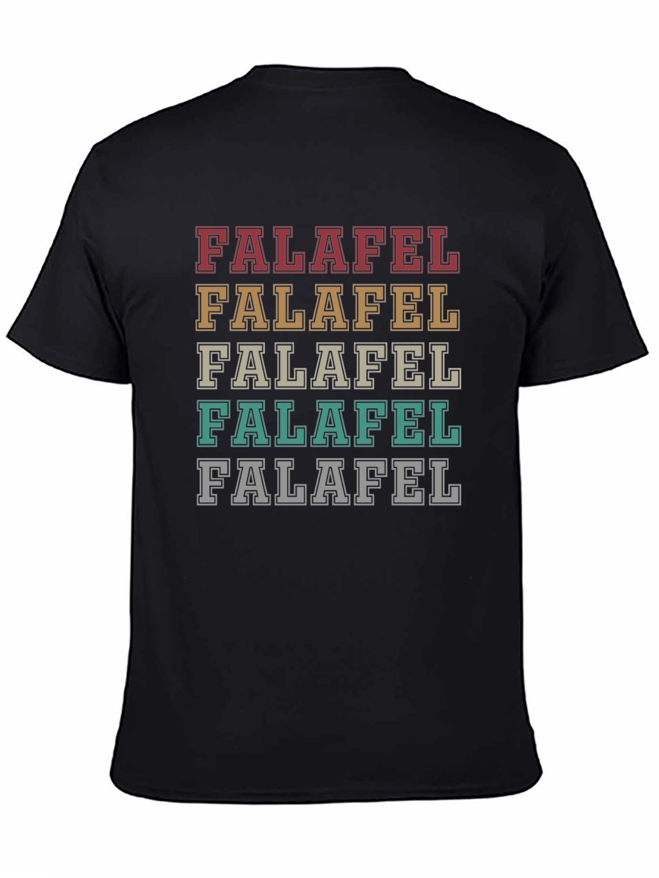 Falafel Stacked Graphic Tee - Stylish & Unique T-Shirt