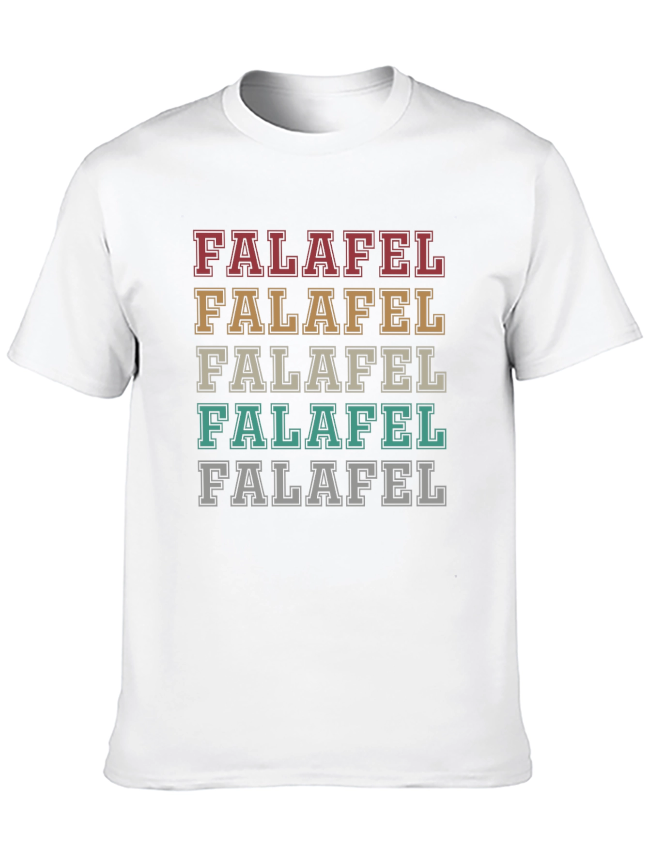Falafel Stacked Graphic Tee - Stylish & Unique T-Shirt