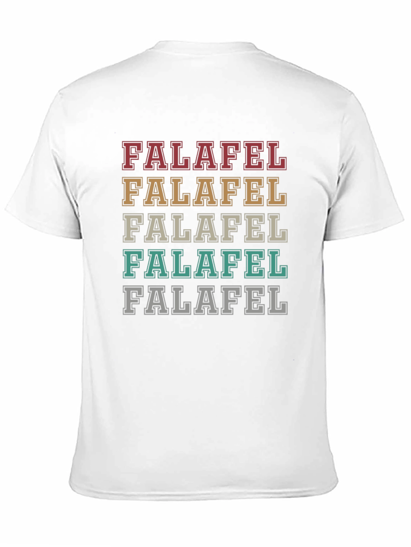 Falafel Stacked Graphic Tee - Stylish & Unique T-Shirt