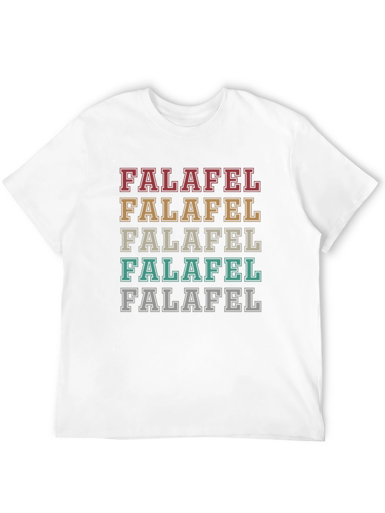 Falafel Stacked Graphic Tee - Stylish & Unique T-Shirt