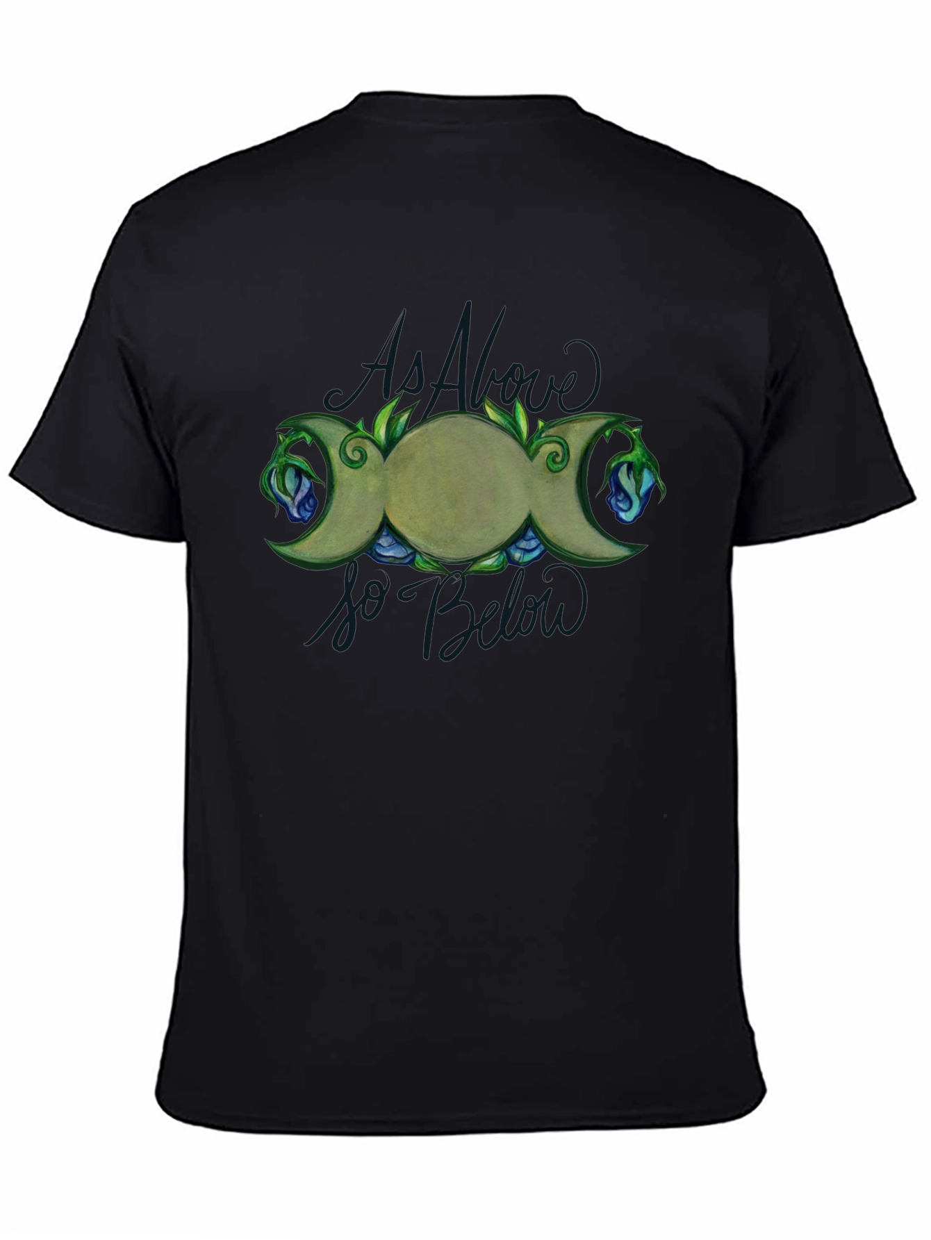 As Above So Below Triple Moon T-Shirt