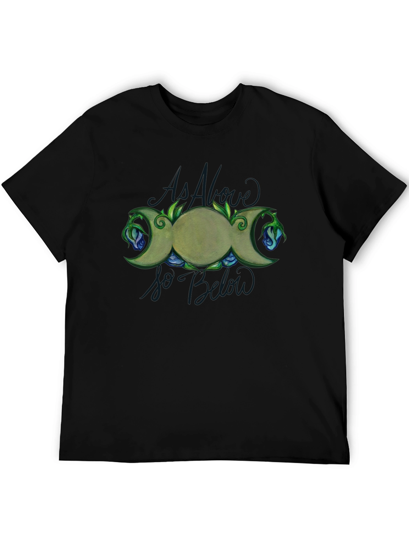 As Above So Below Triple Moon T-Shirt