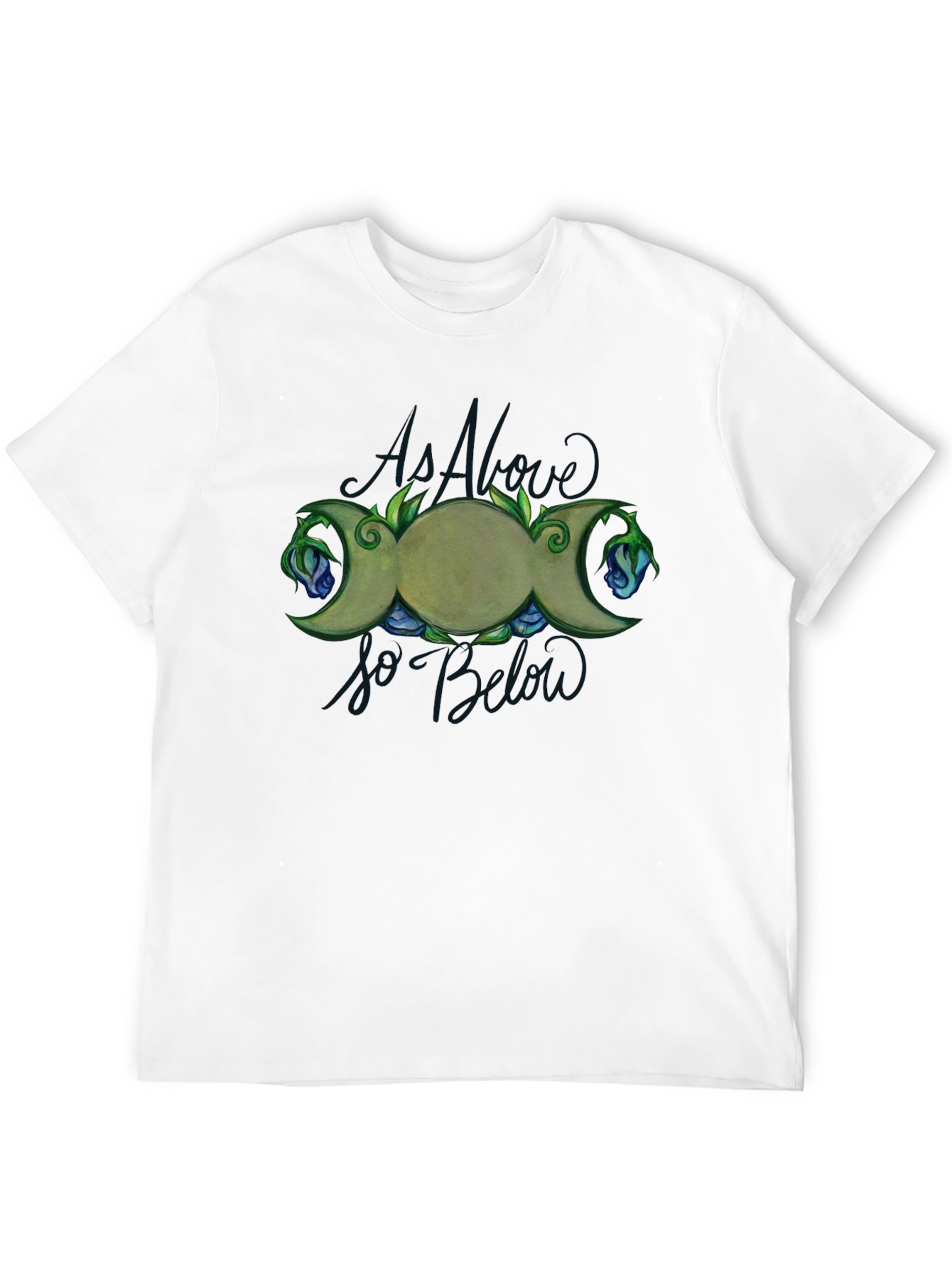 As Above So Below Triple Moon T-Shirt