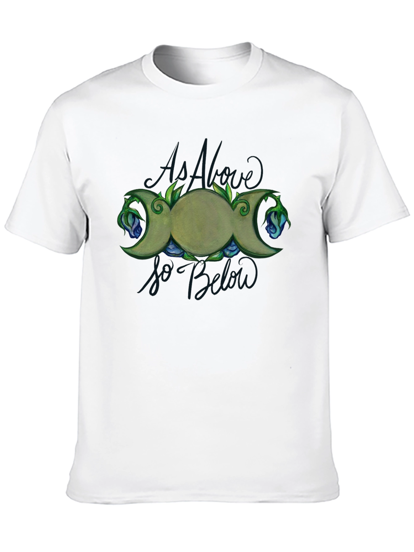 As Above So Below Triple Moon T-Shirt