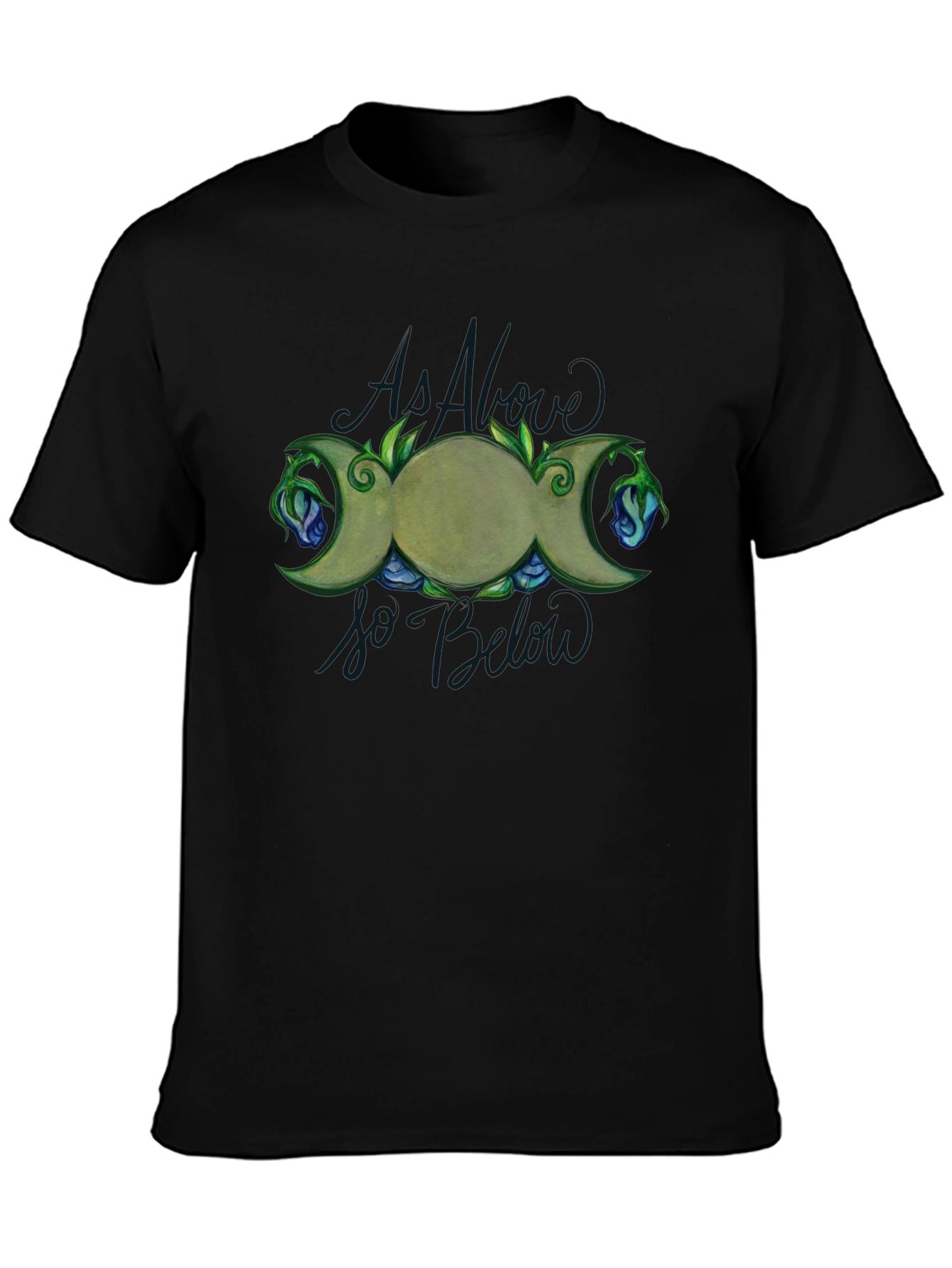 As Above So Below Triple Moon T-Shirt