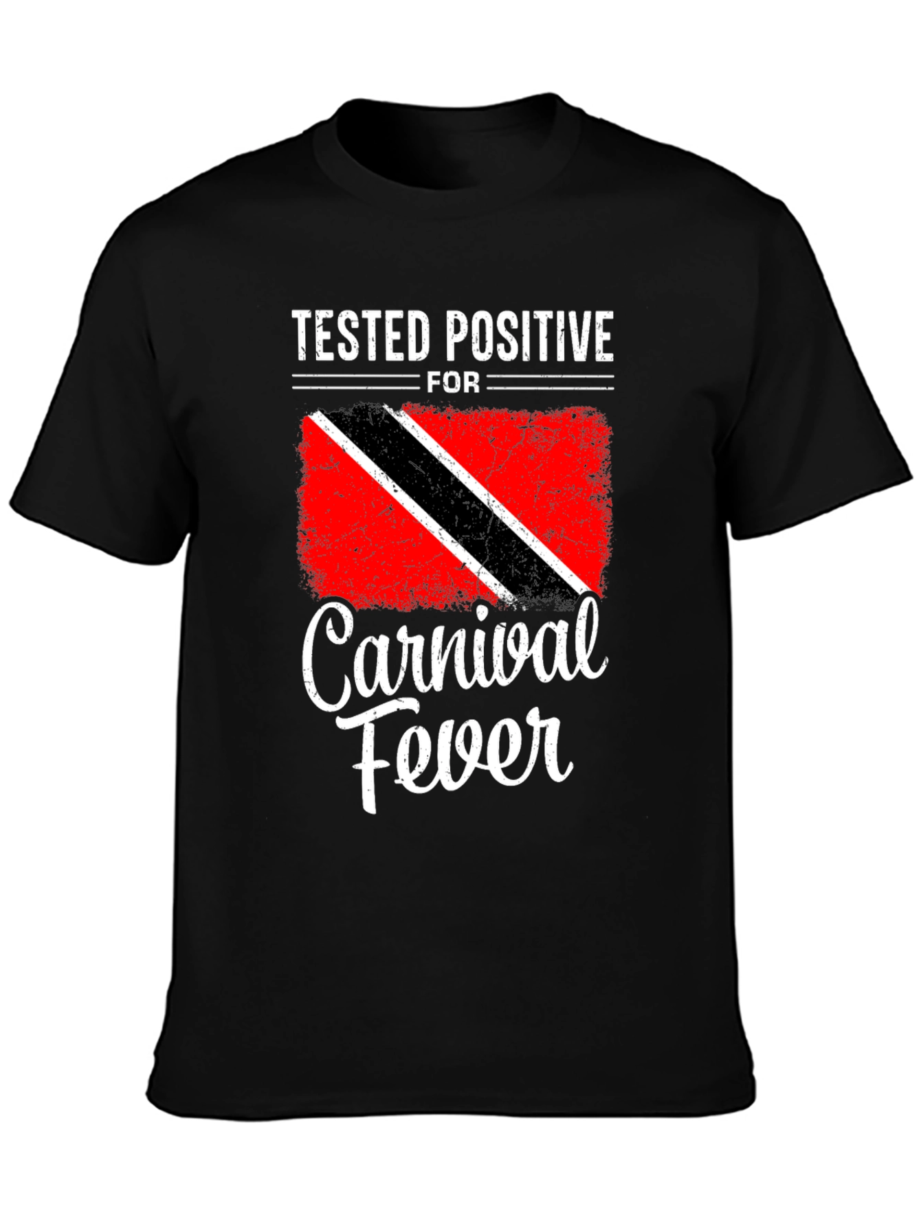Carnival Fever Tee - Trinidad Flag Inspired Graphic