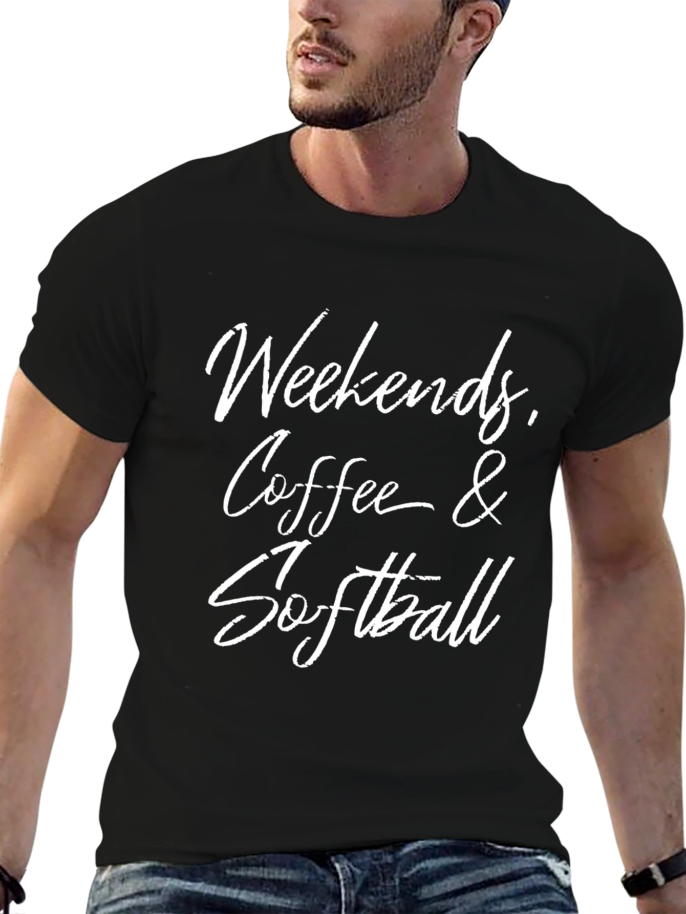 Weekends Coffee & Softball T-Shirt