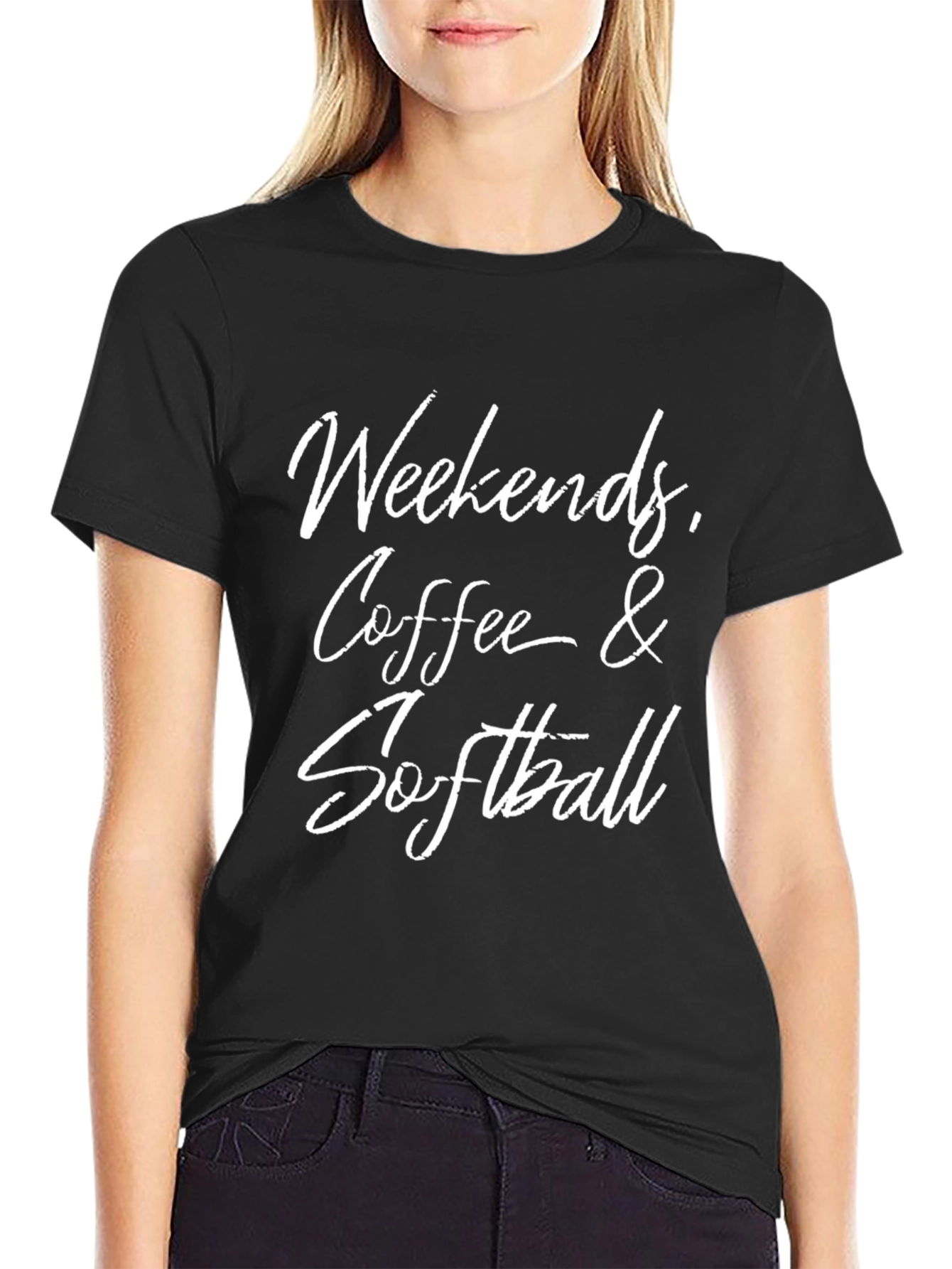 Weekends Coffee & Softball T-Shirt