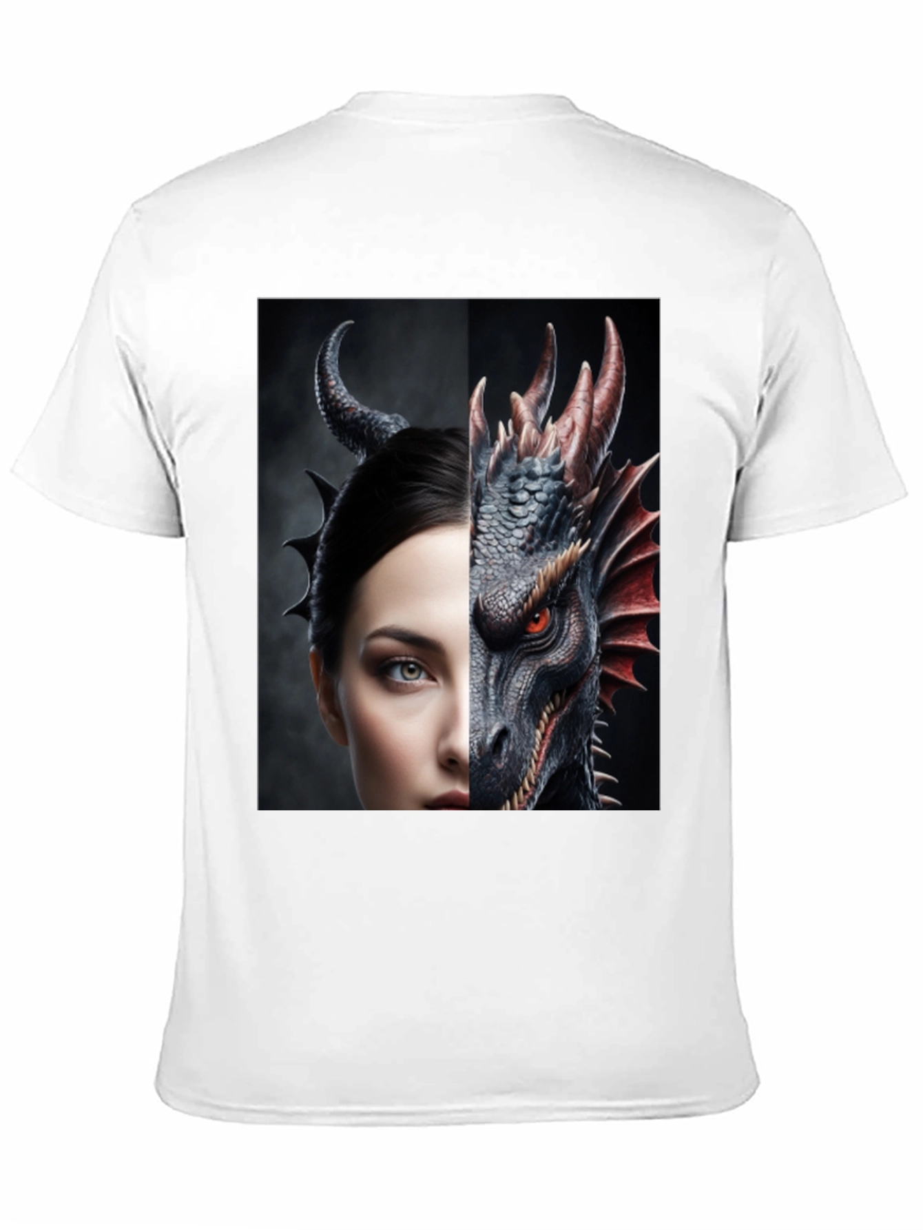 Dragon and Woman Graphic Tee
