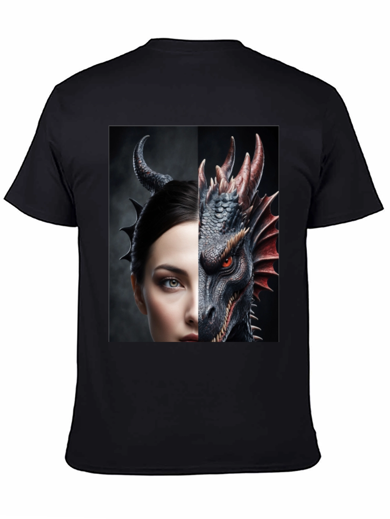 Dragon and Woman Graphic Tee