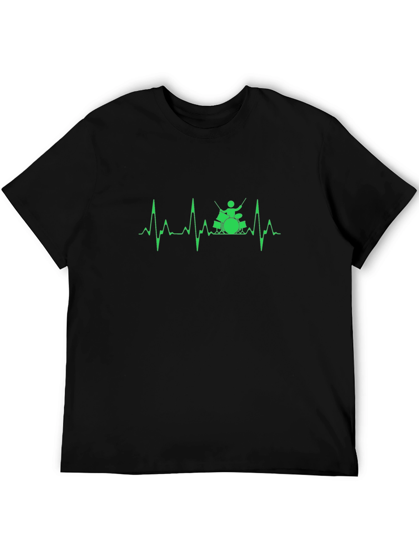 Drummer Heartbeat Graphic Tee