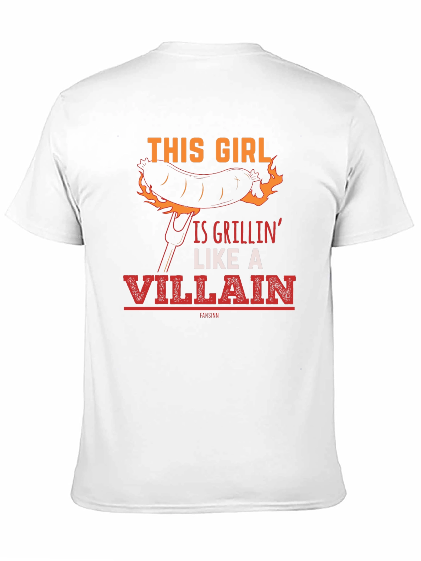 This Girl Is Grillin Like A Villain Funny T-Shirt