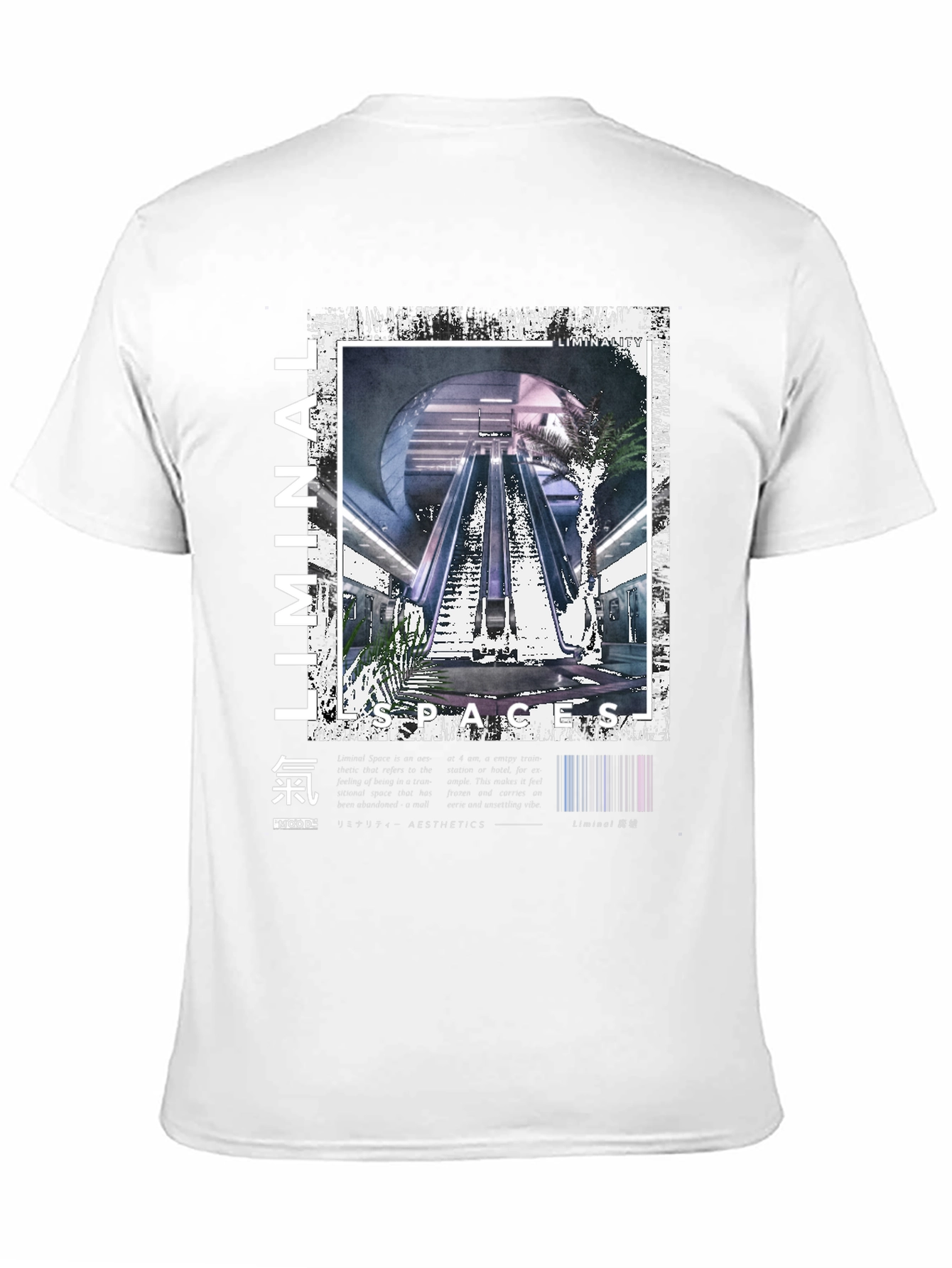 Liminal Spaces Graphic T-Shirt - Black