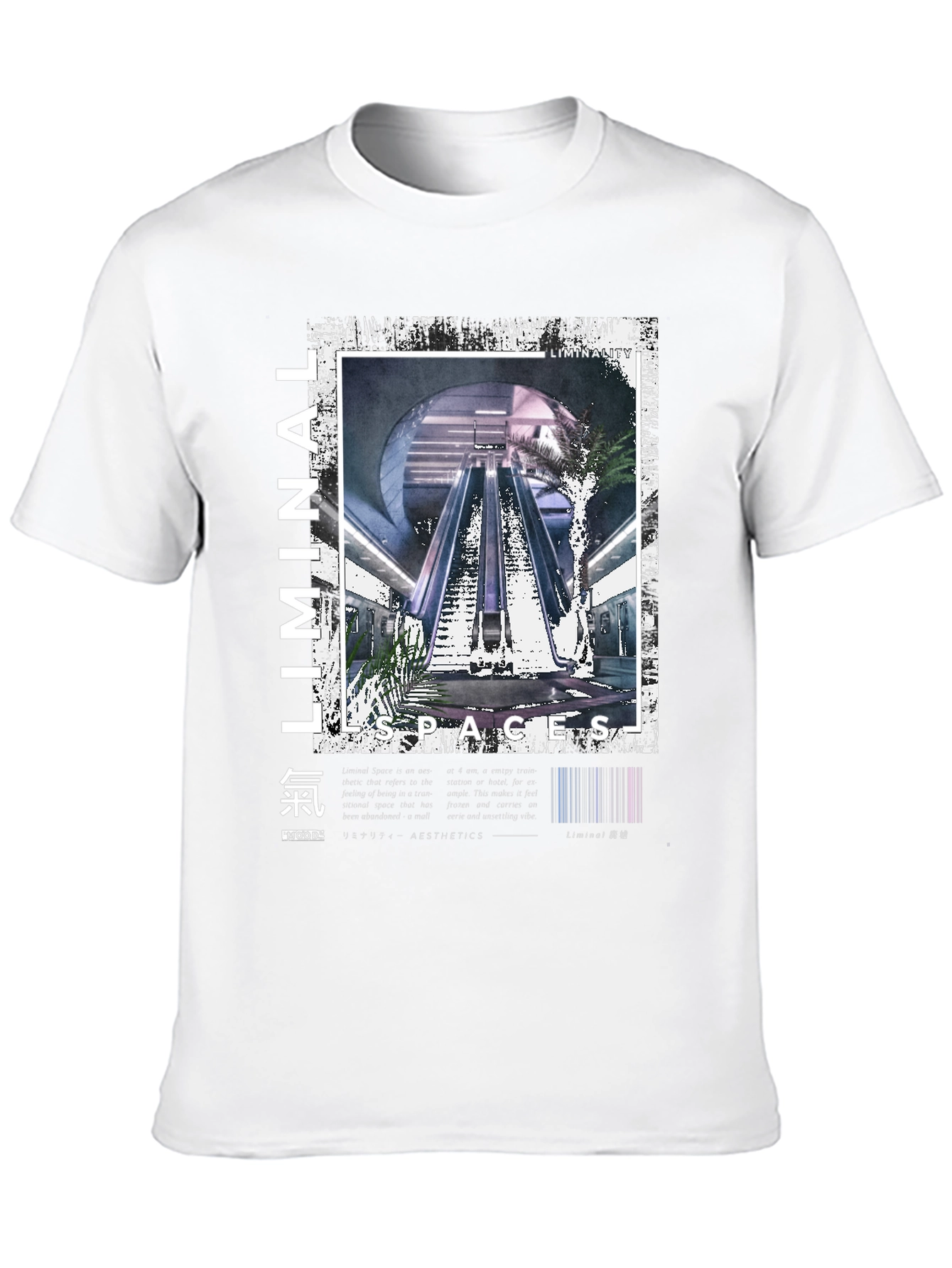Liminal Spaces Graphic T-Shirt - Black