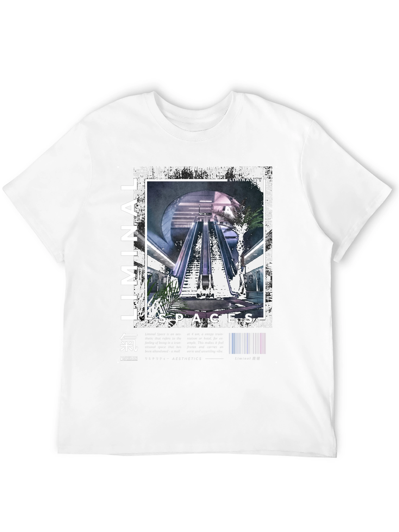 Liminal Spaces Graphic T-Shirt - Black