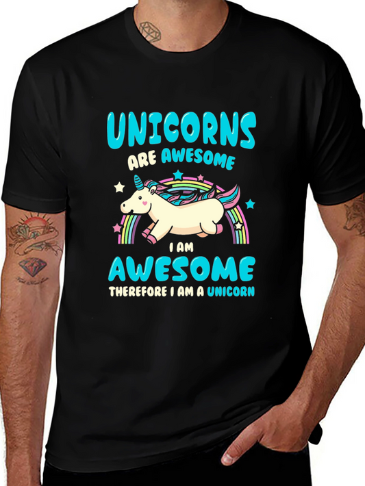 Unicorns Are Awesome Graphic Tee