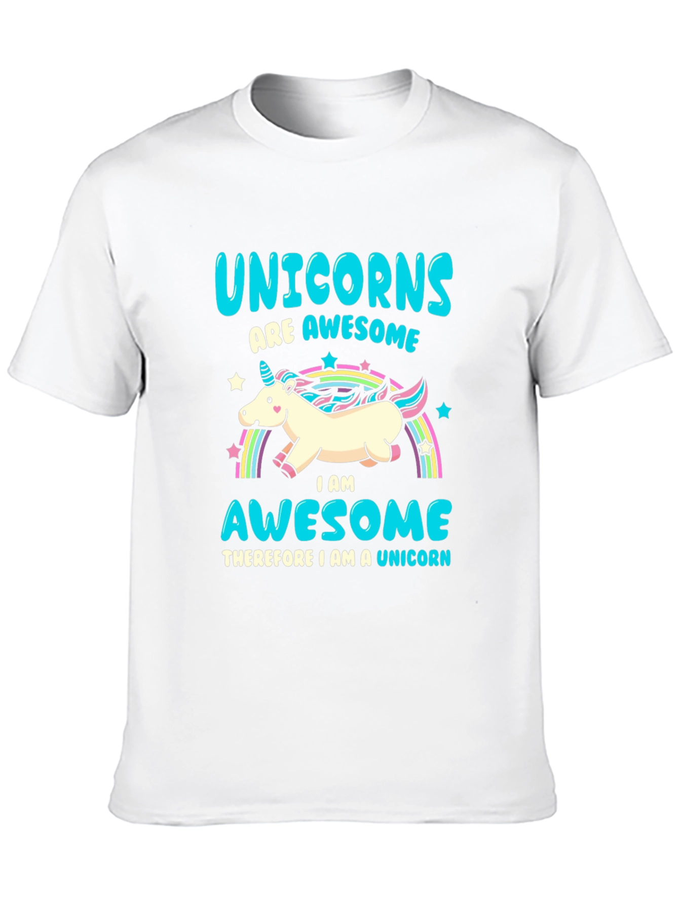Unicorns Are Awesome Graphic Tee