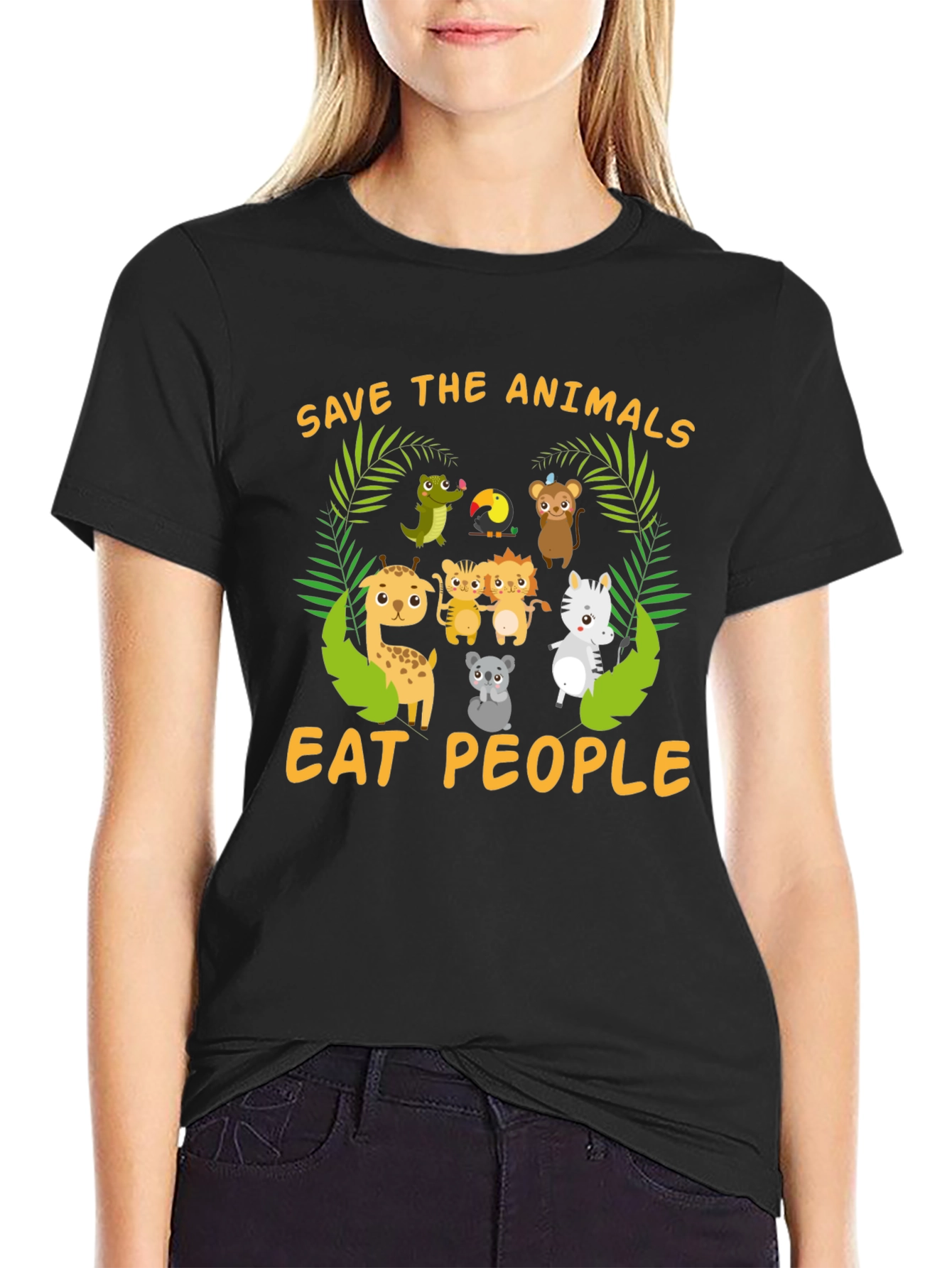 Save the Animals Eat People T-Shirt