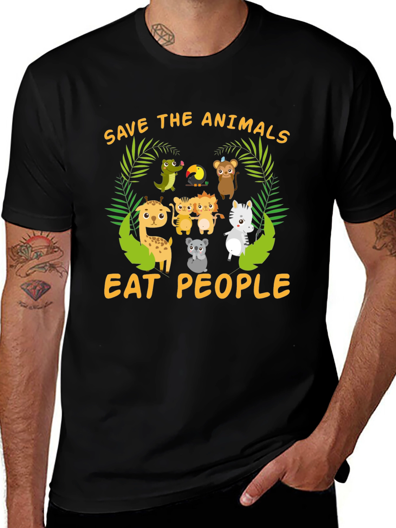 Save the Animals Eat People T-Shirt