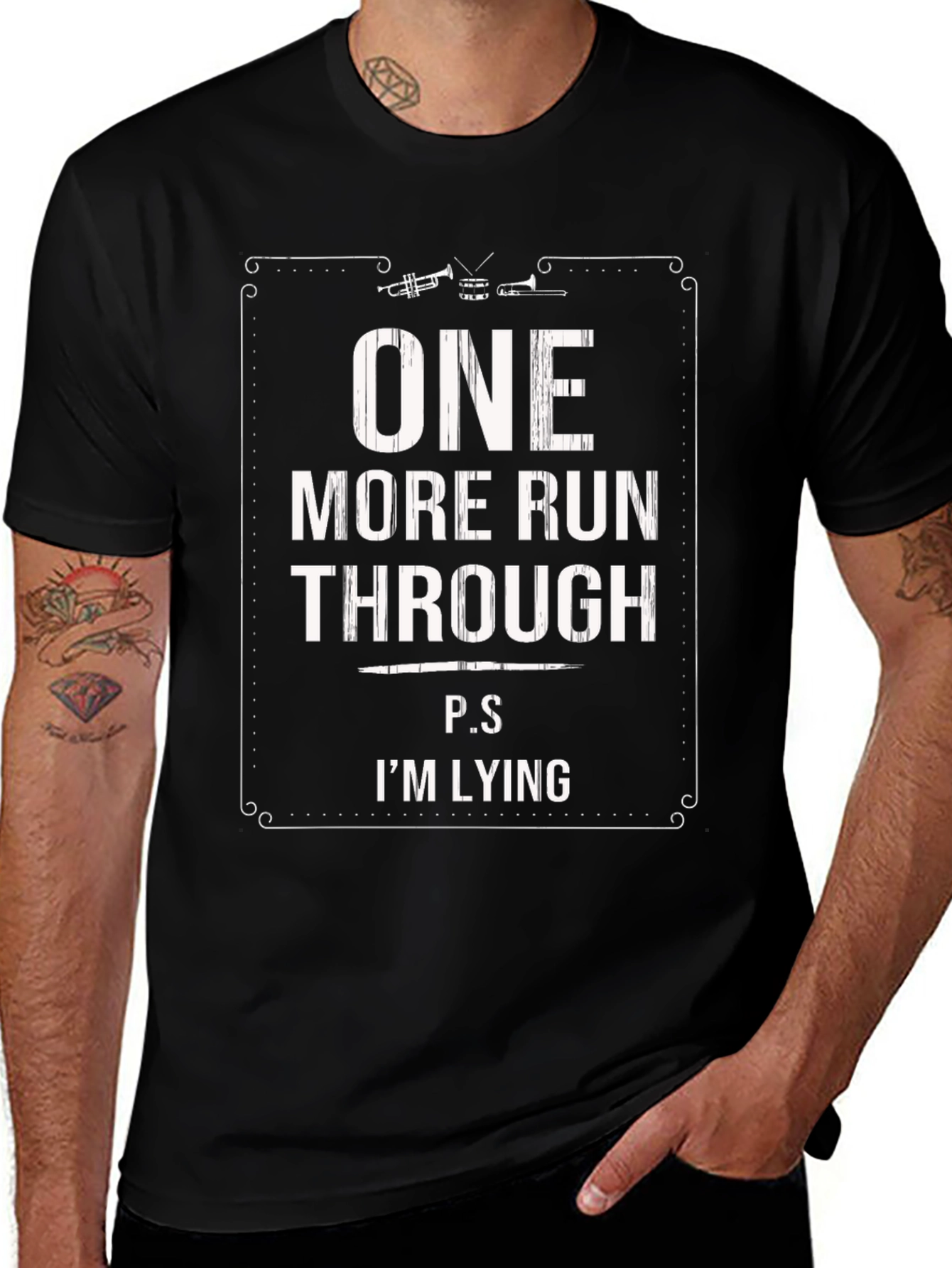 One More Run Through - Musicians T-Shirt