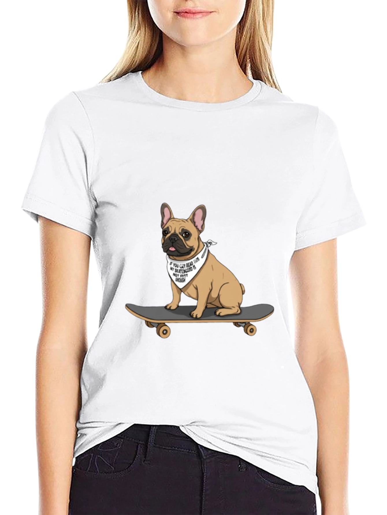 Dog on Skateboard T-Shirt